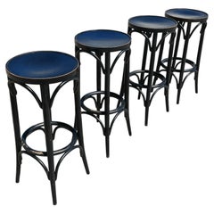 Vintage Bar Stools done in Beech Benrwood by Mundus, Yugoslavia 1970s