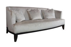 Vintage Barbara Barry For Henredon Transitional Modern 3 Seat Sofa Couch