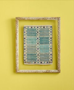 Vintage Barbro Nilsson Green Wall Tapestry "Bladen, Grön", Sweden, 20th Century