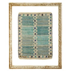 Vintage Barbro Nilsson Green Wall Tapestry "Bladen, Grön", Sweden, 20th Century