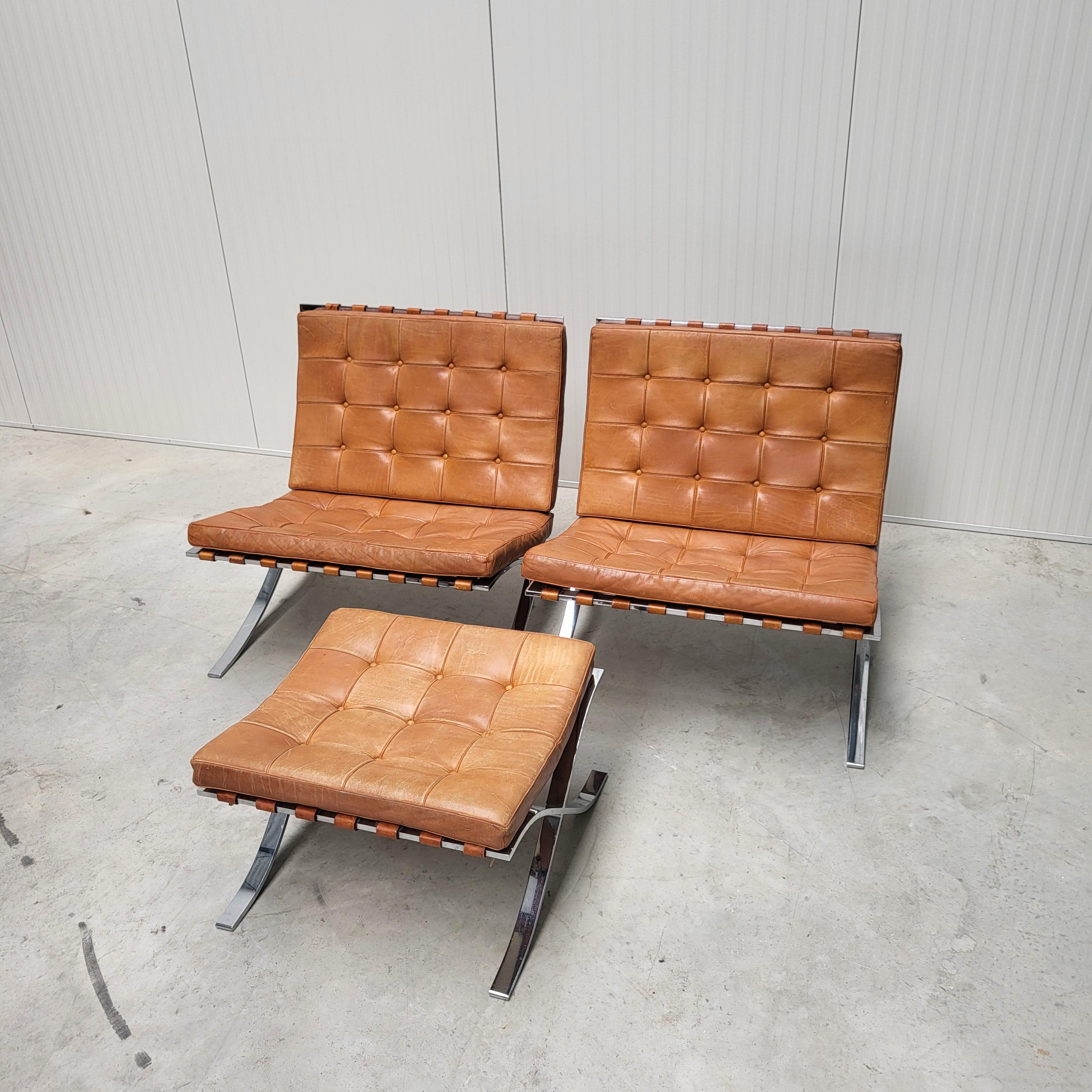 vintage mies van der rohe barcelona chair
