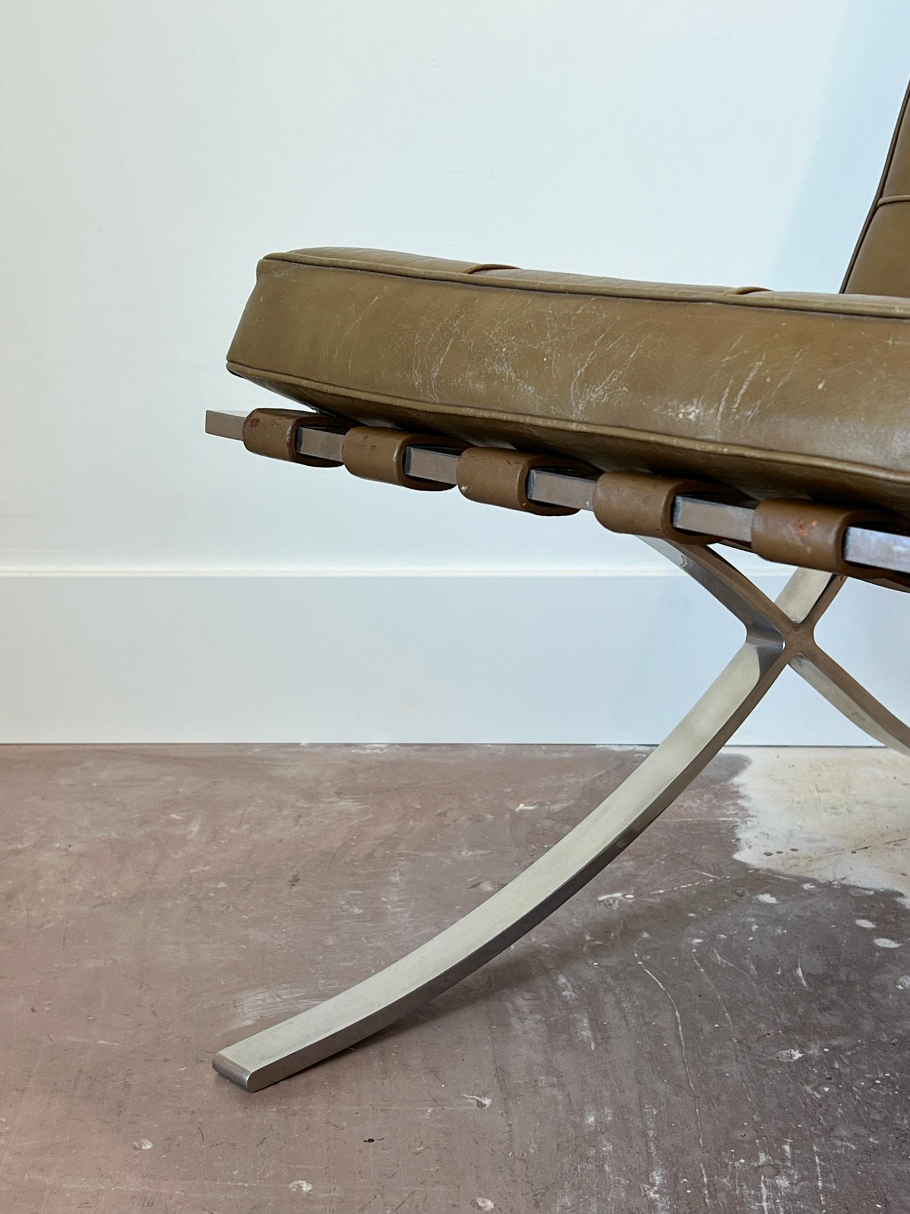 Barcelona-Stühle im Vintage-Stil von Ludwig Mies Van der Rohe für Knoll, 1960er Jahre 2
