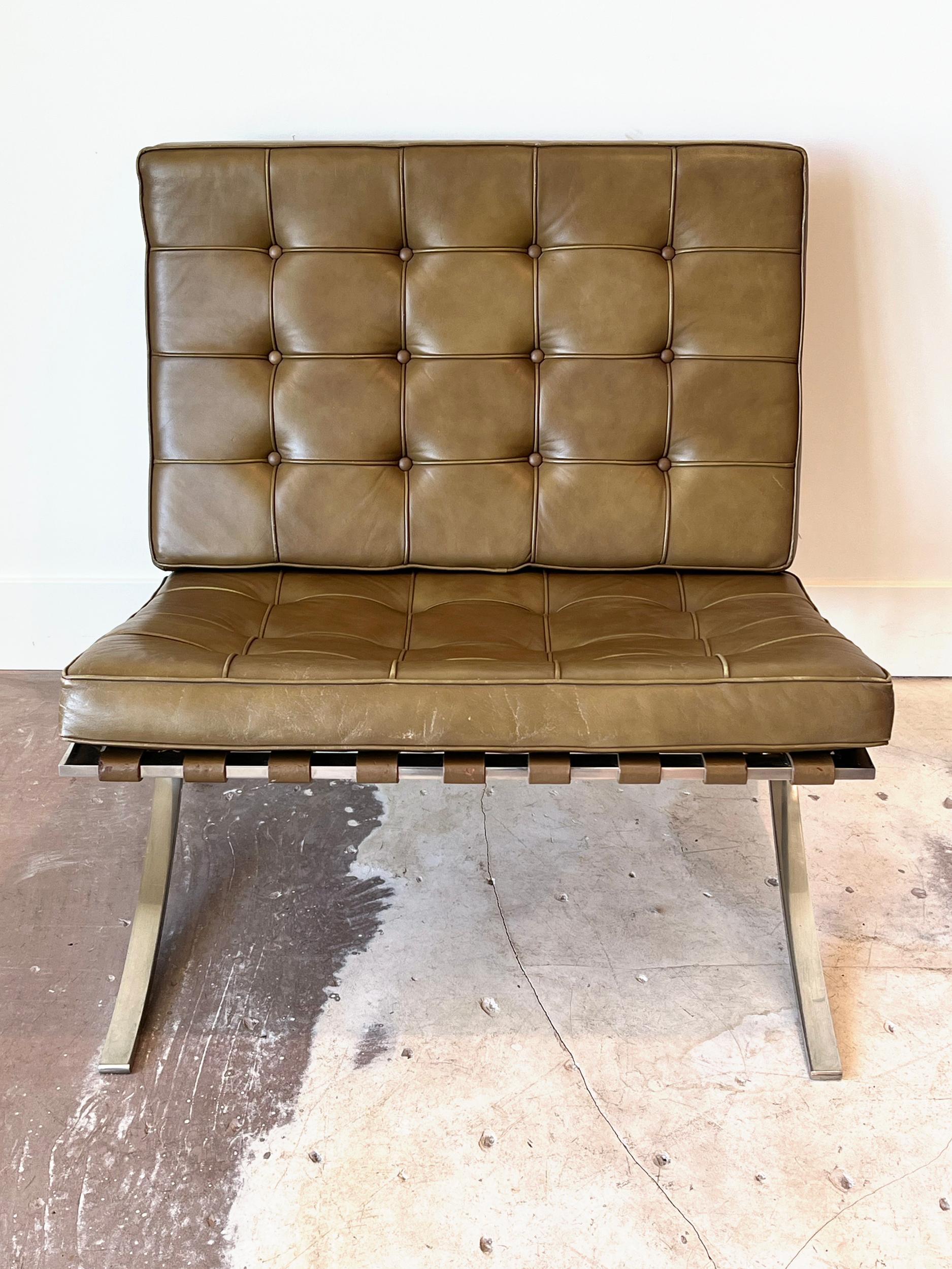 Barcelona-Stühle im Vintage-Stil von Ludwig Mies Van der Rohe für Knoll, 1960er Jahre 3