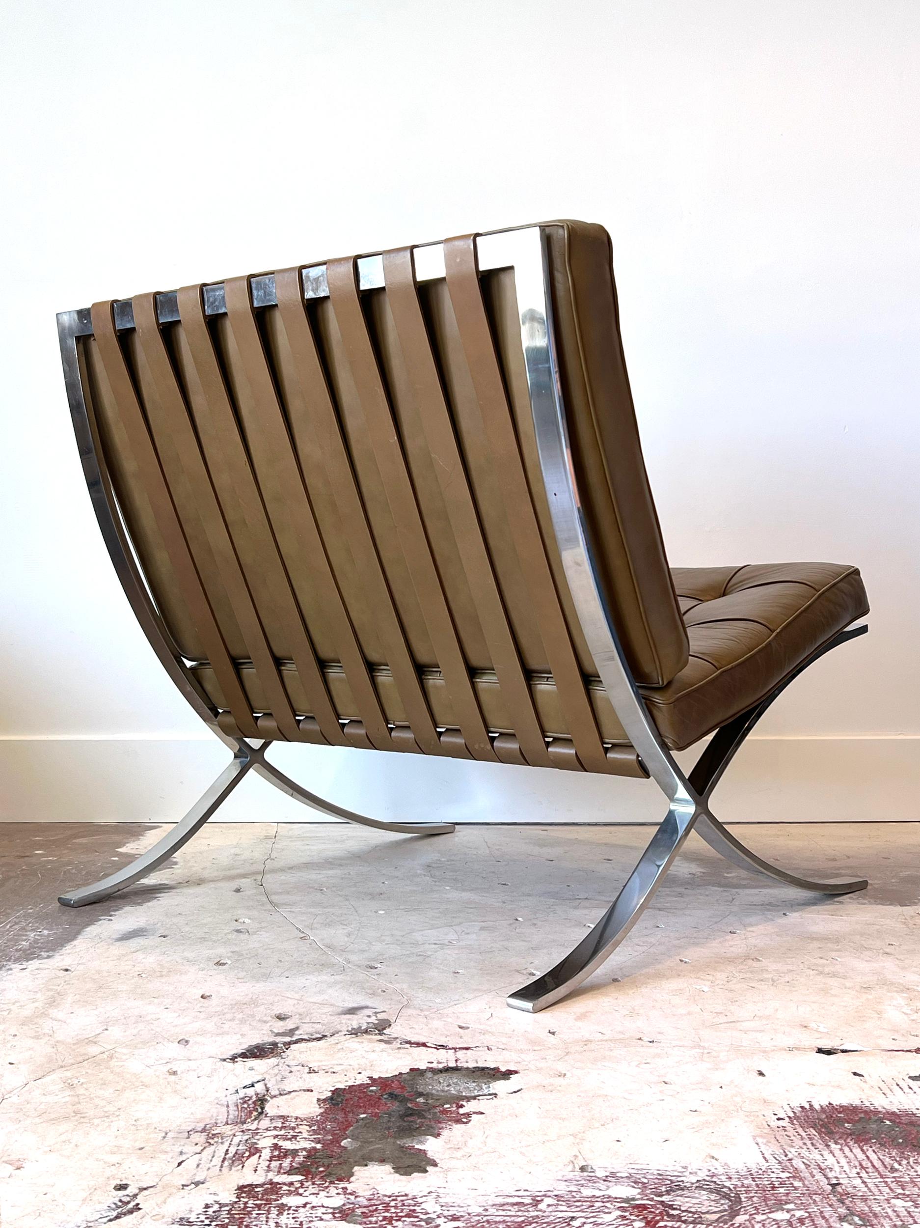 Barcelona-Stühle im Vintage-Stil von Ludwig Mies Van der Rohe für Knoll, 1960er Jahre (amerikanisch)