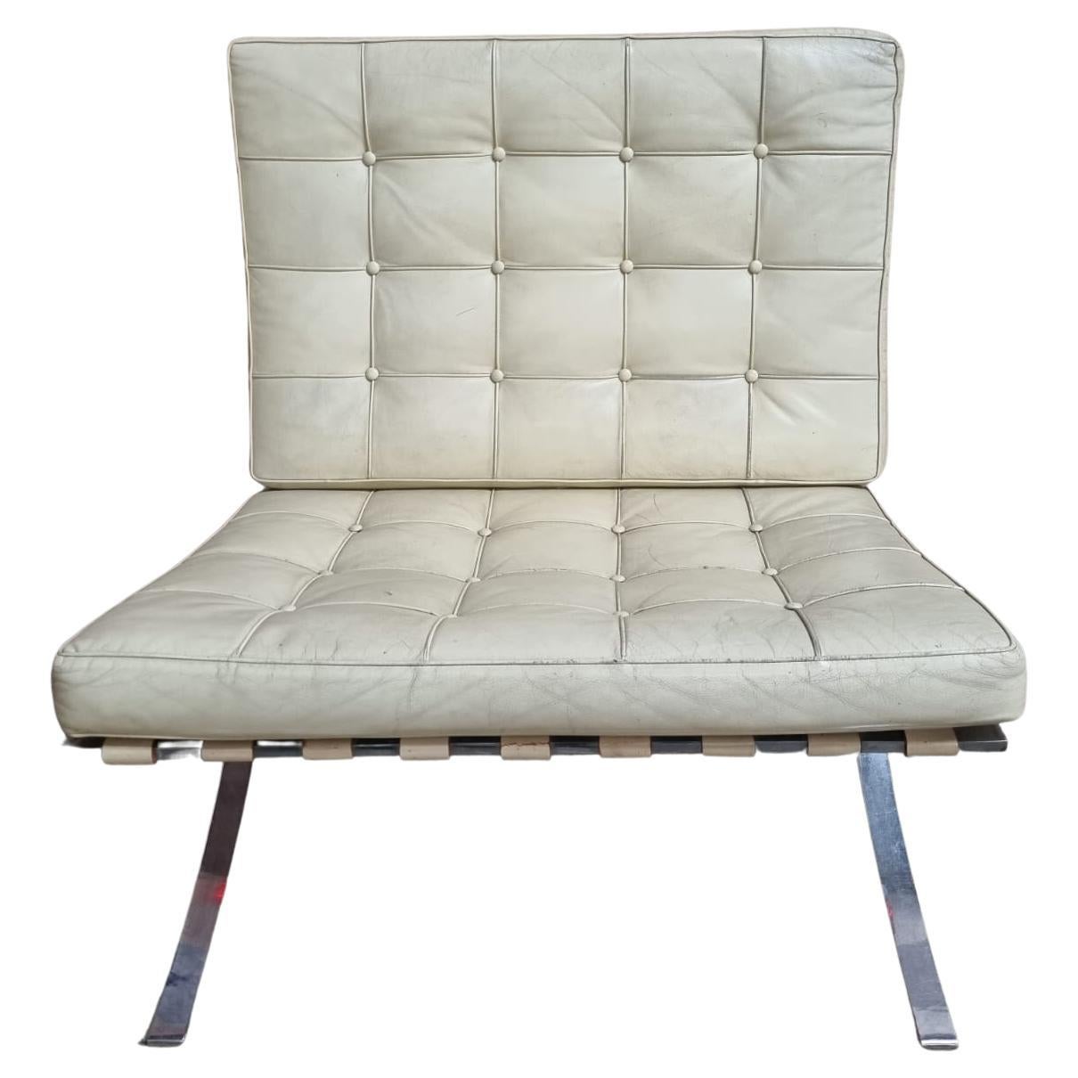 Fauteuil de salon Barcelona vintage par Knoll/MYC, 1970 en vente