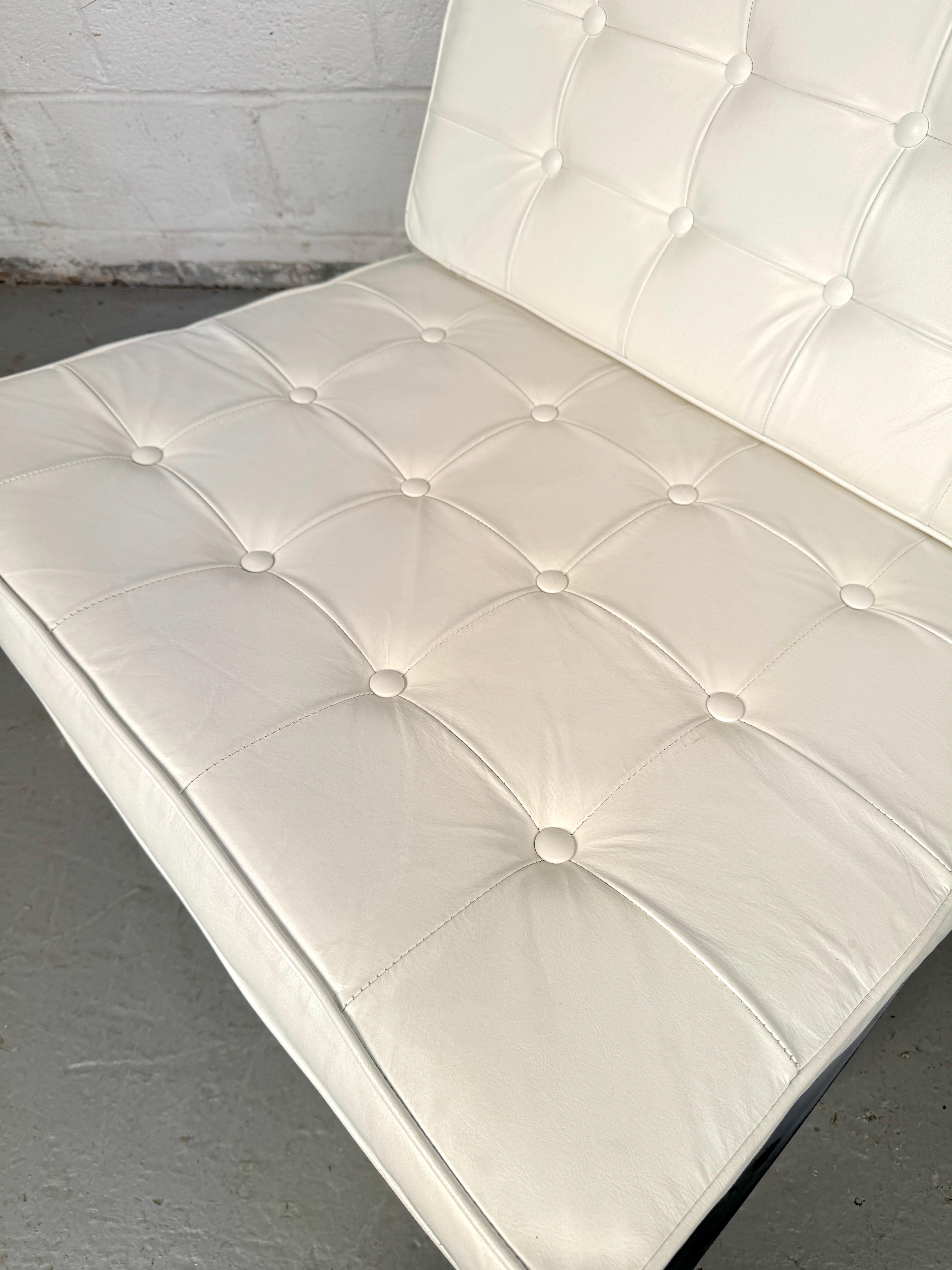 Vintage Barcelona Style Chairs after Mies Van der Rohe For Sale 7