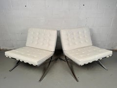 Vintage Barcelona Style Chairs after Mies Van der Rohe