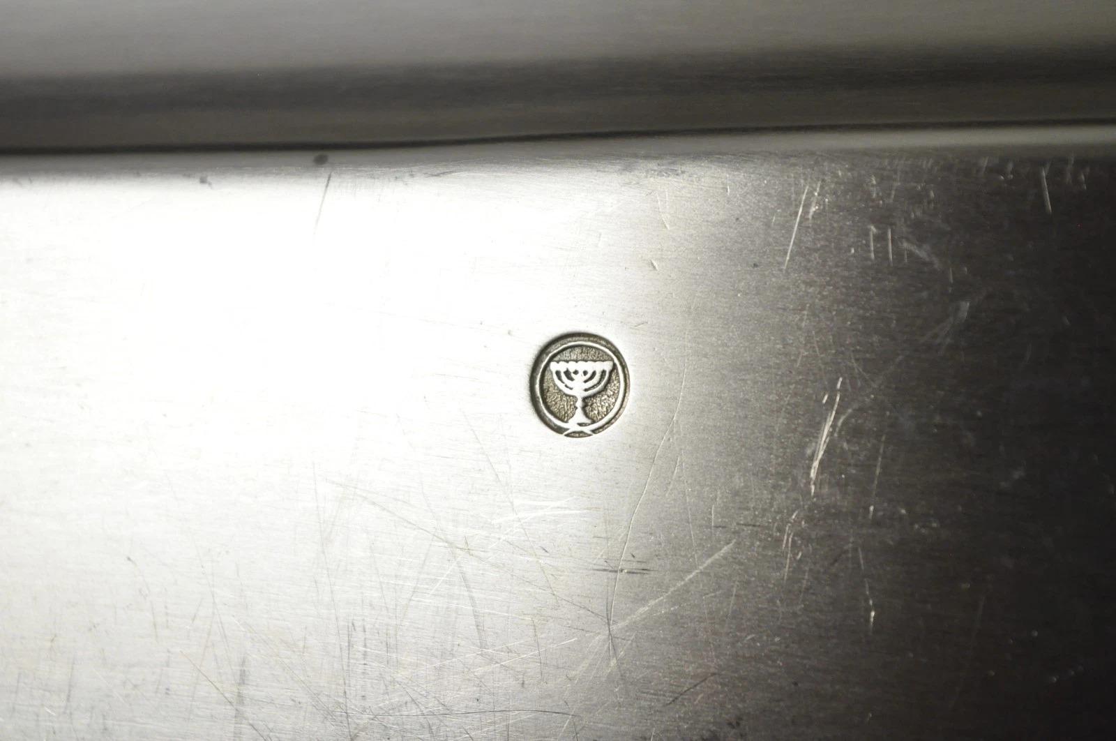 Vintage Ellis Barker English Regency Narrow Silver Plated Serving Dish Bar Tray en vente 3