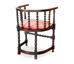 Vintage Barley Twist Oak Chair