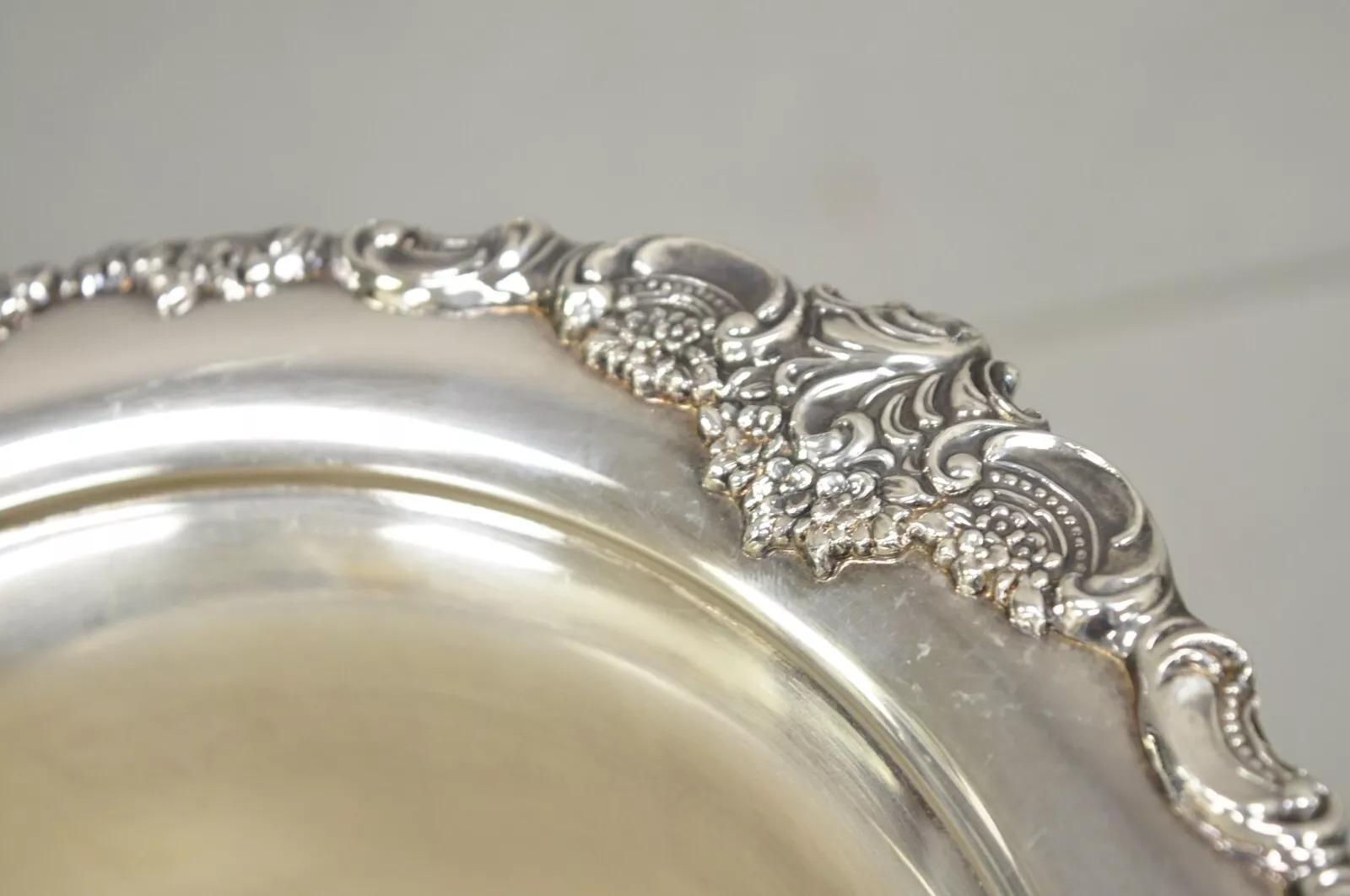 Vintage Baroque by Wallace 243 Silver Plated Champagne Chiller Wine Ice Bucket 6