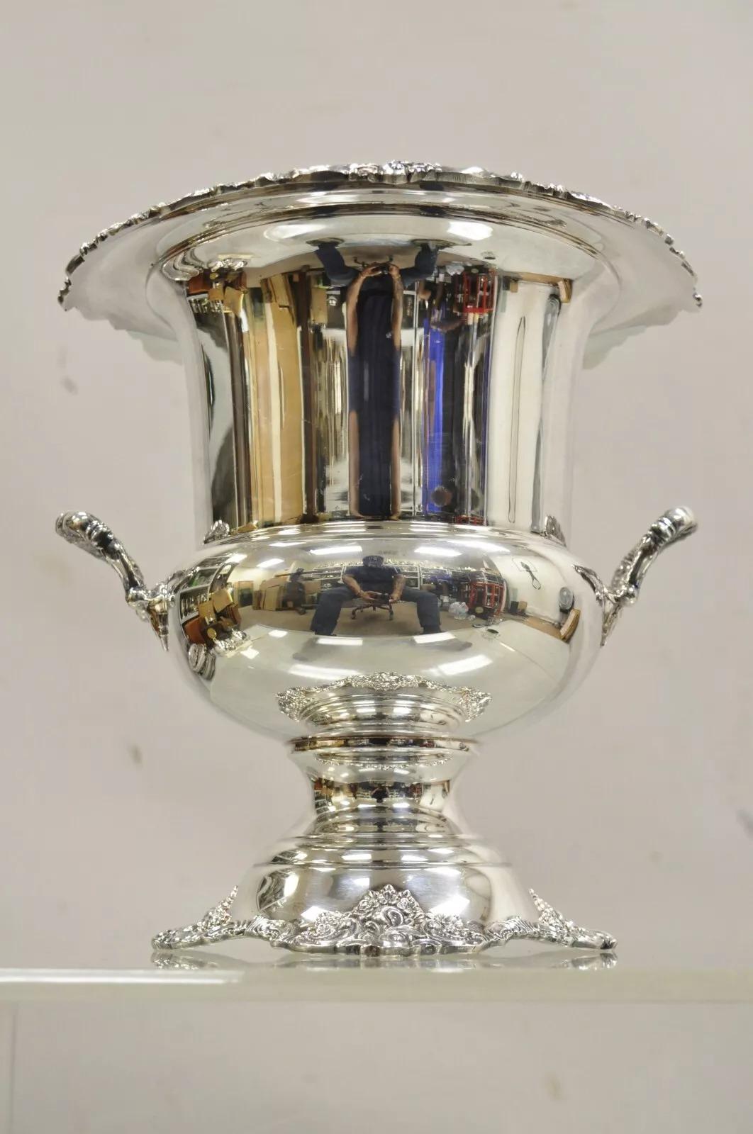 Other Vintage Baroque by Wallace 243 Silver Plated Champagne Chiller Wine Ice Bucket