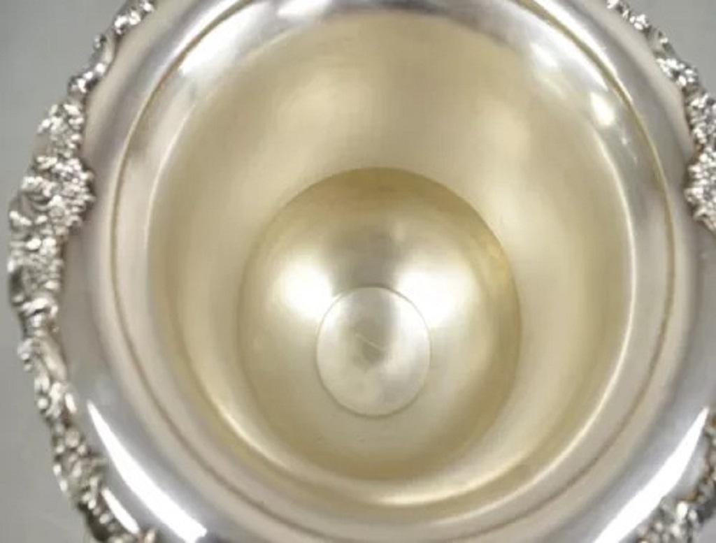 Vintage Baroque by Wallace 243 Silver Plated Champagne Chiller Wine Ice Bucket 2