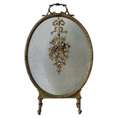 Vintage Baroque Gilt Tipped Fire Screen