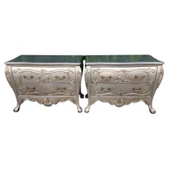 Vintage Baroque Rococo Chests Bombay Pair