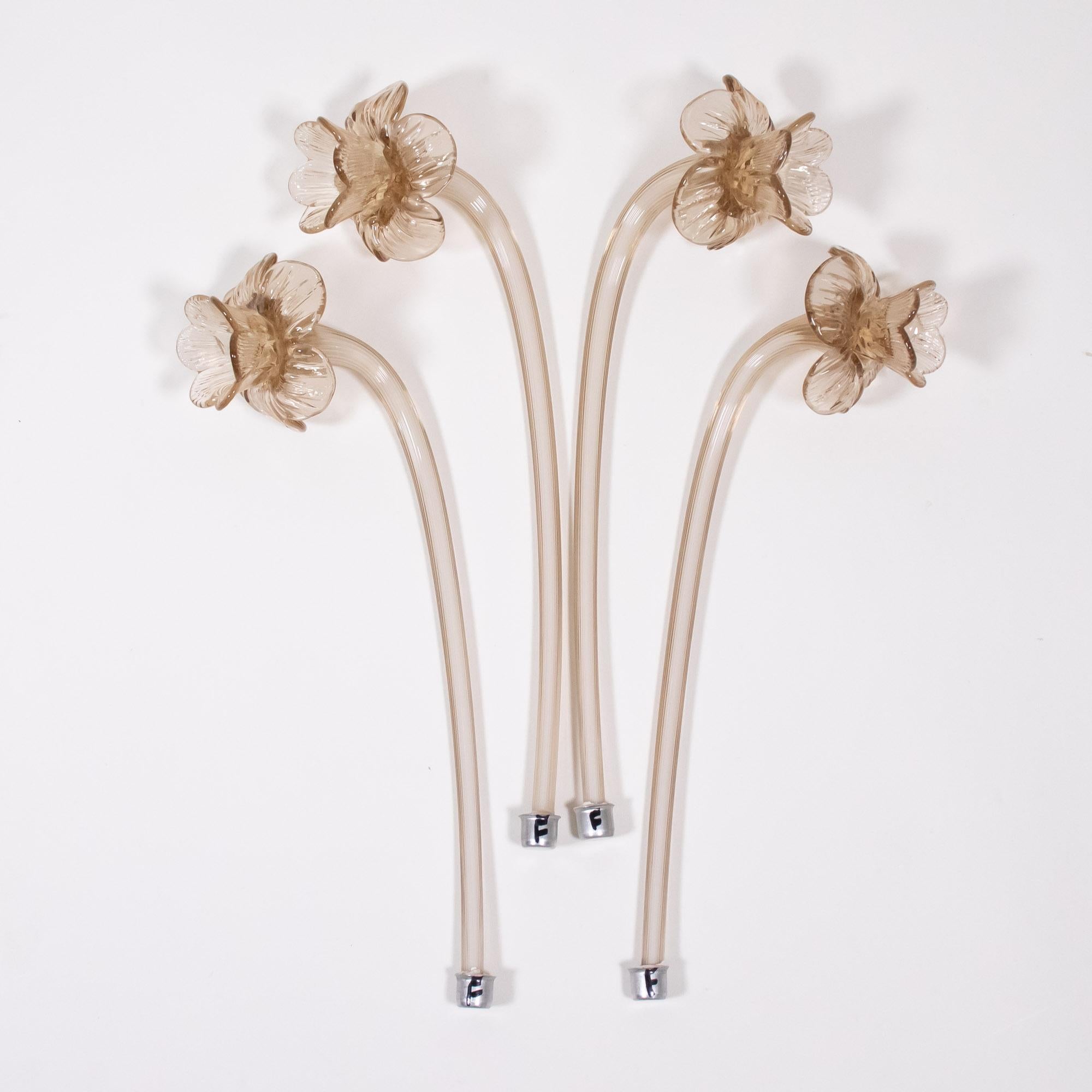 Crème Brûlée barocca d'epoca con lampadario di Murano Lattimo Miele in vendita 10