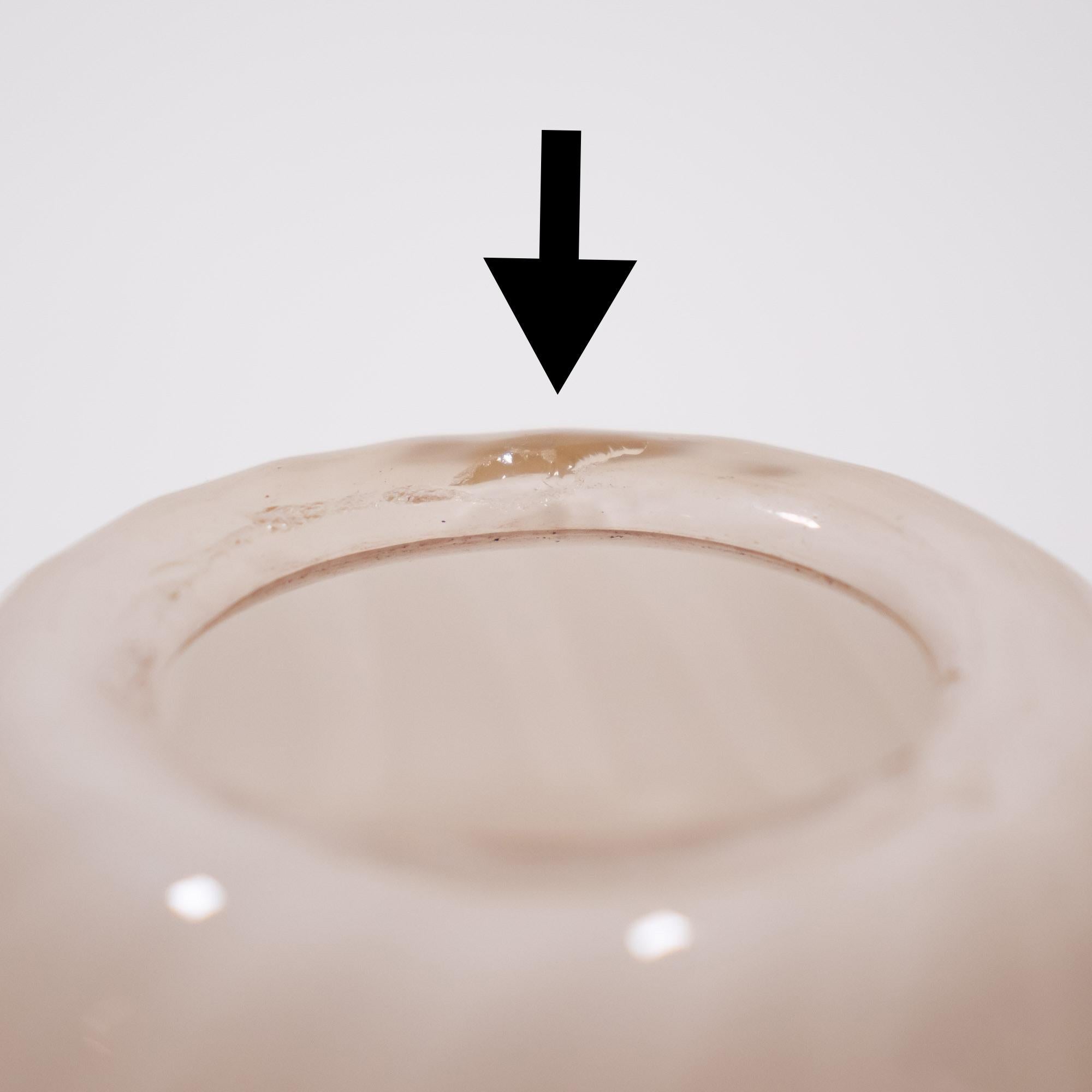 Crème Brûlée barocca d'epoca con lampadario di Murano Lattimo Miele in vendita 1