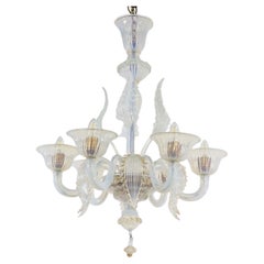 Vintage Barock Stil Opaline Murano Kronleuchter