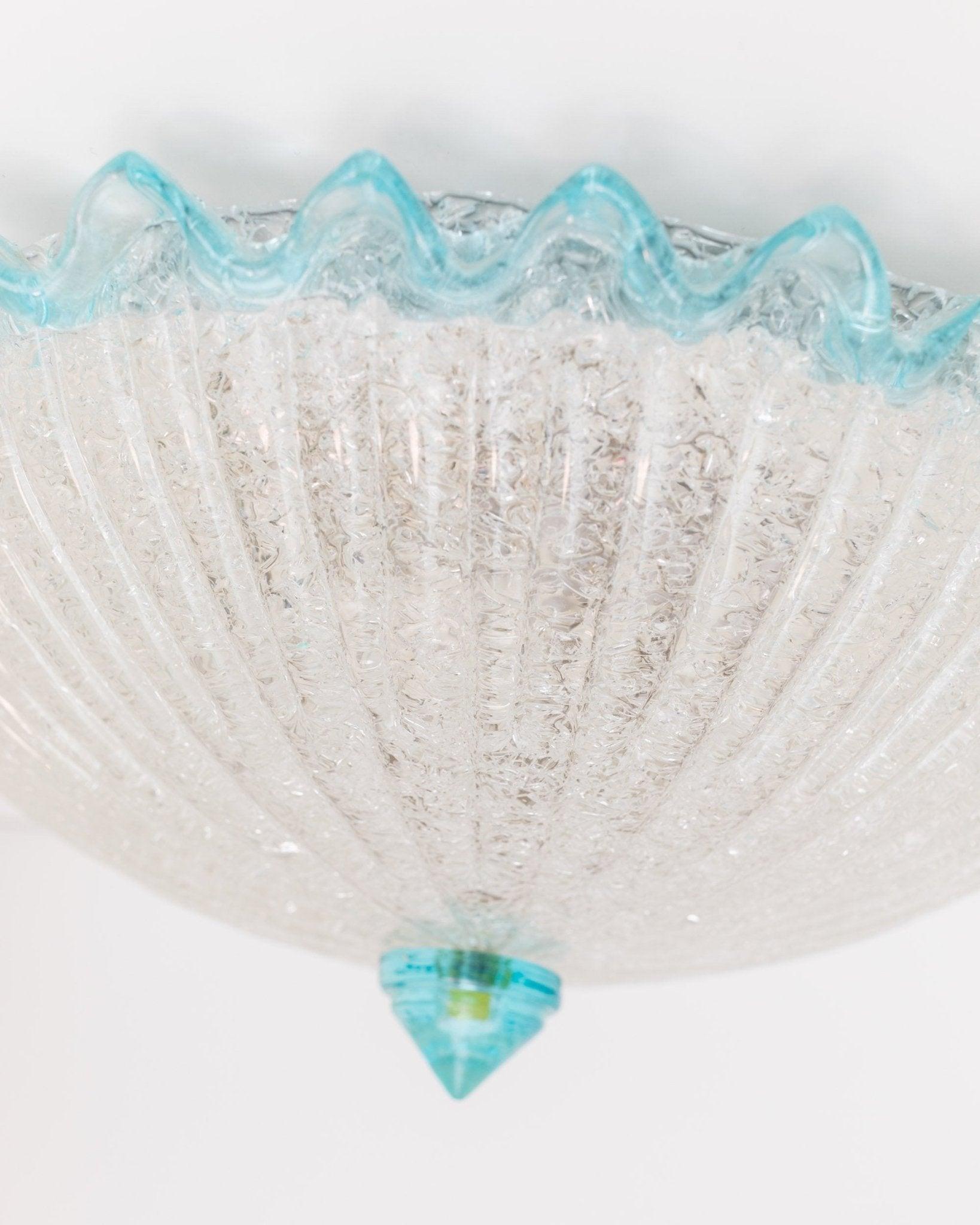 Italian Vintage Barovier e Toso Ceiling Lamp Hollywood Regency, Italy, 1960s For Sale