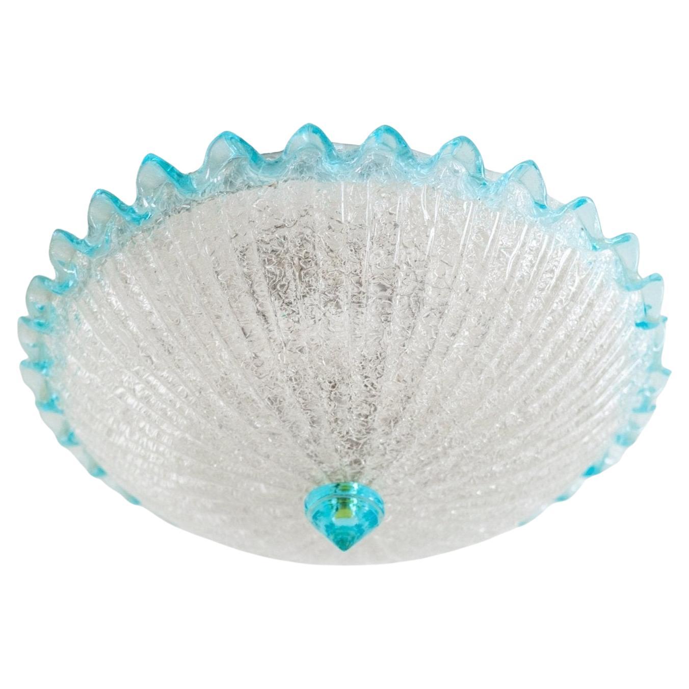 Vintage Barovier e Toso Ceiling Lamp Hollywood Regency, Italy, 1960s For Sale