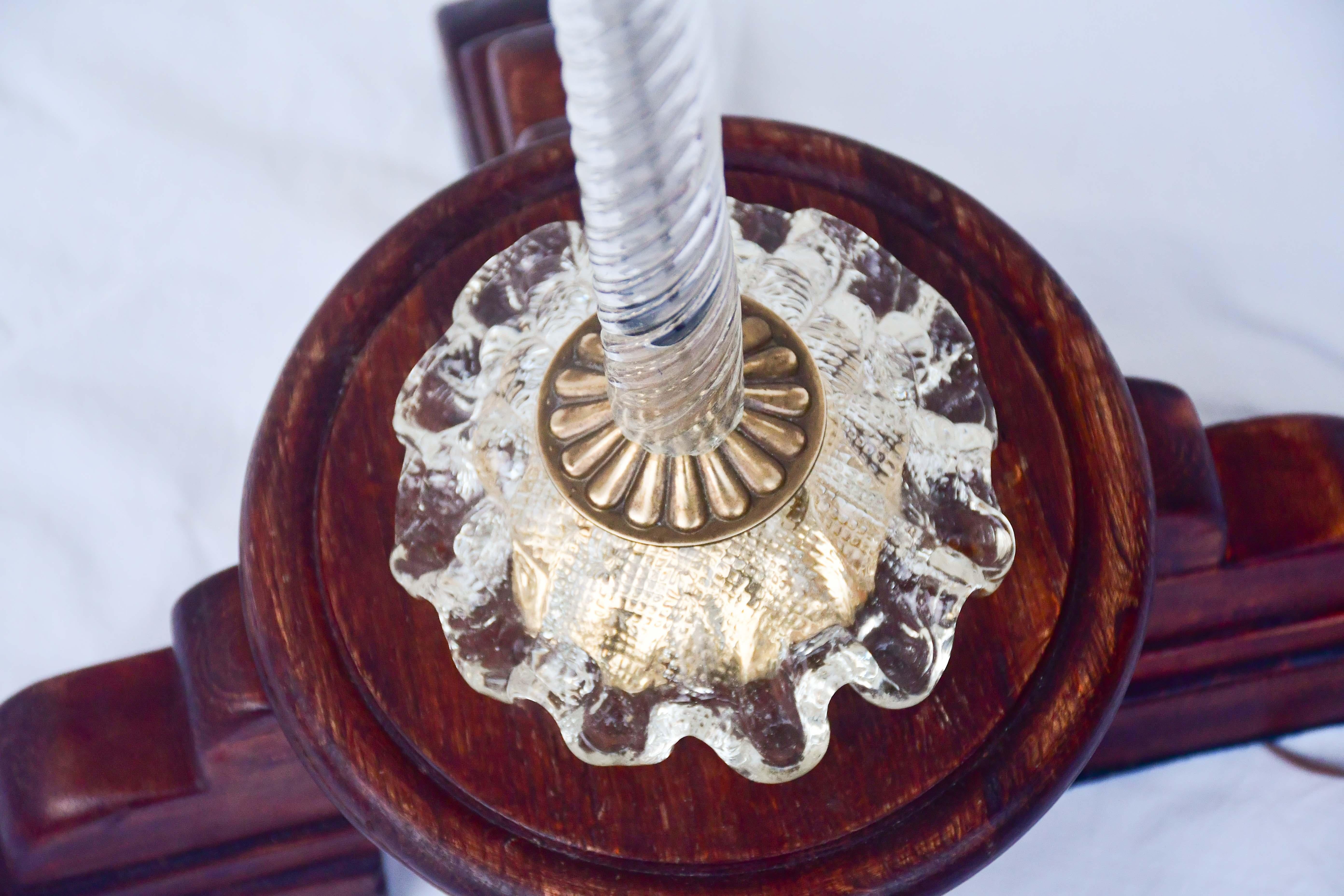 Lámpara de pie vintage Barovier e Toso finales del siglo XX en venta