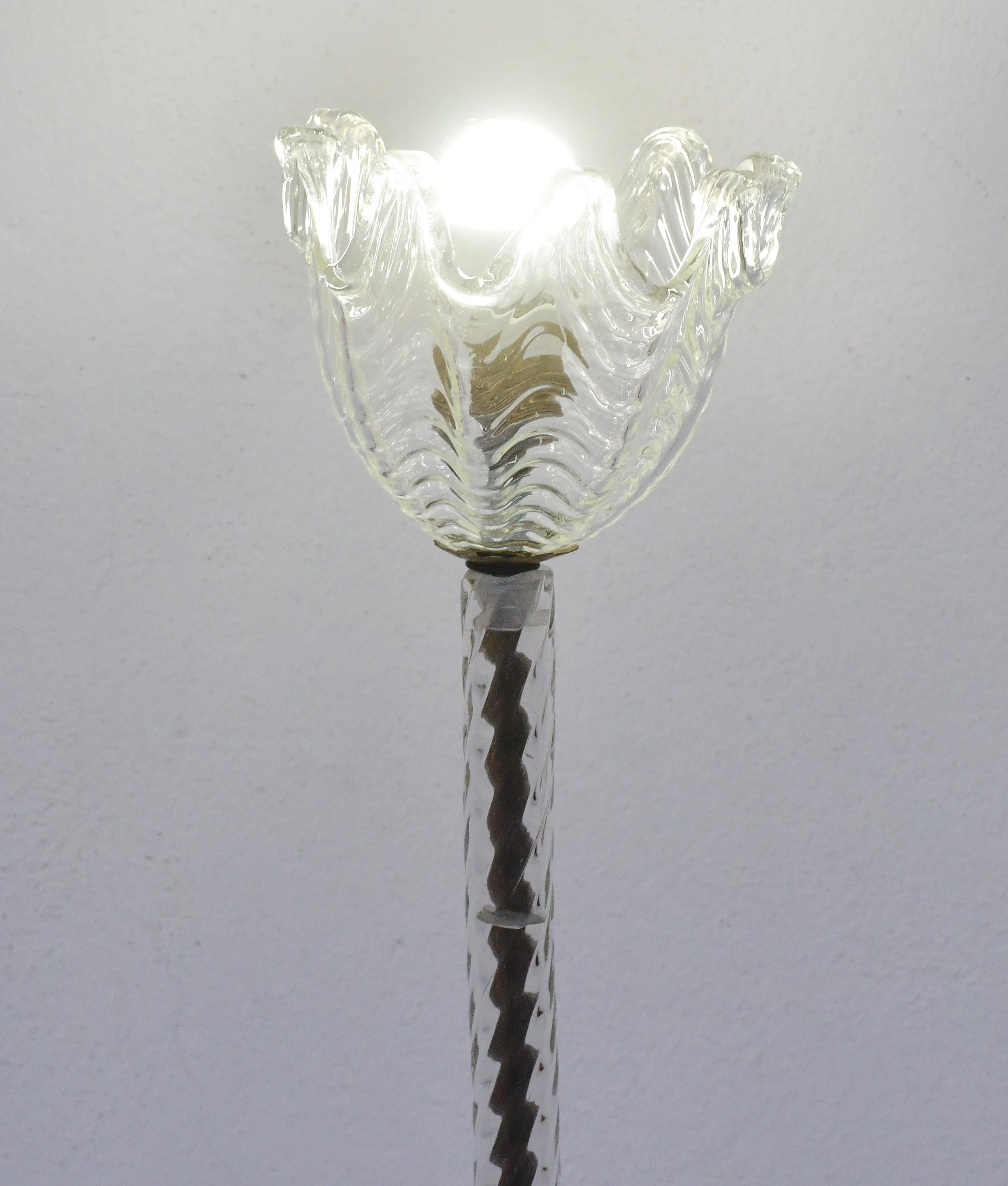 Lámpara de pie vintage Barovier e Toso en venta 1