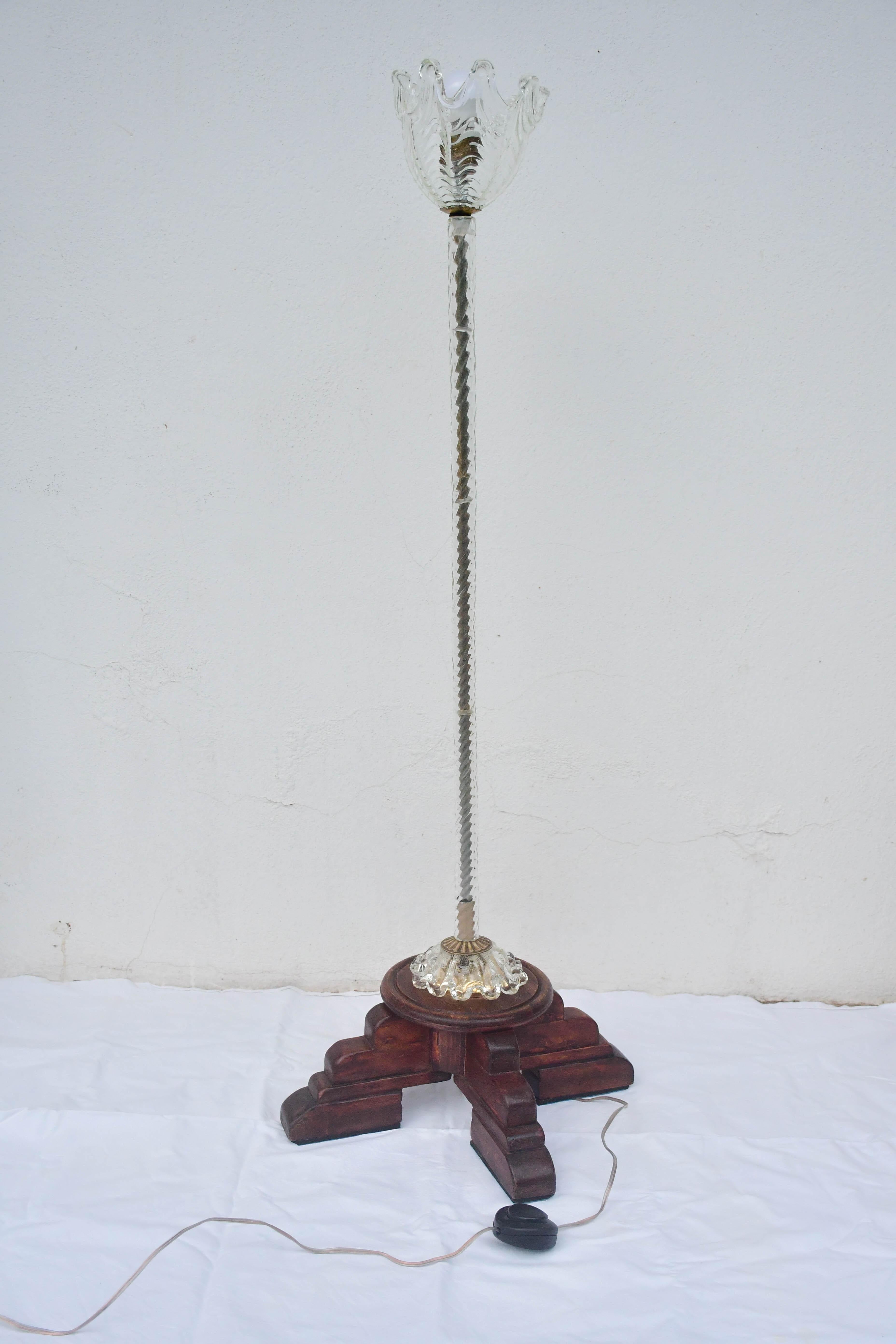 Lámpara de pie vintage Barovier e Toso en venta 2