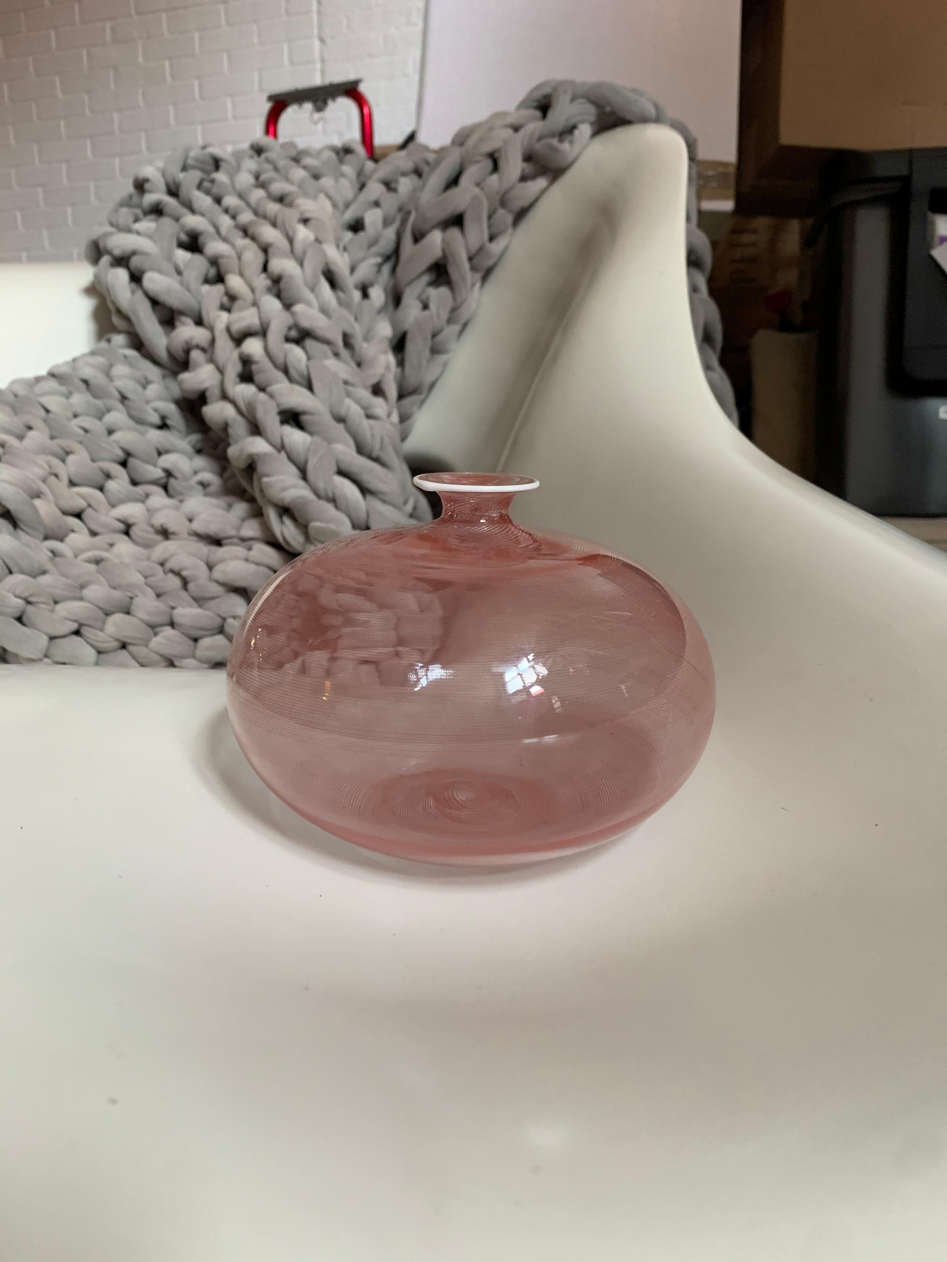 vintage pink vase