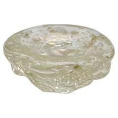 Vintage Barovier & Toso "Pulegoso" Bowl in Murano Glass, Mother of Pearl Shades