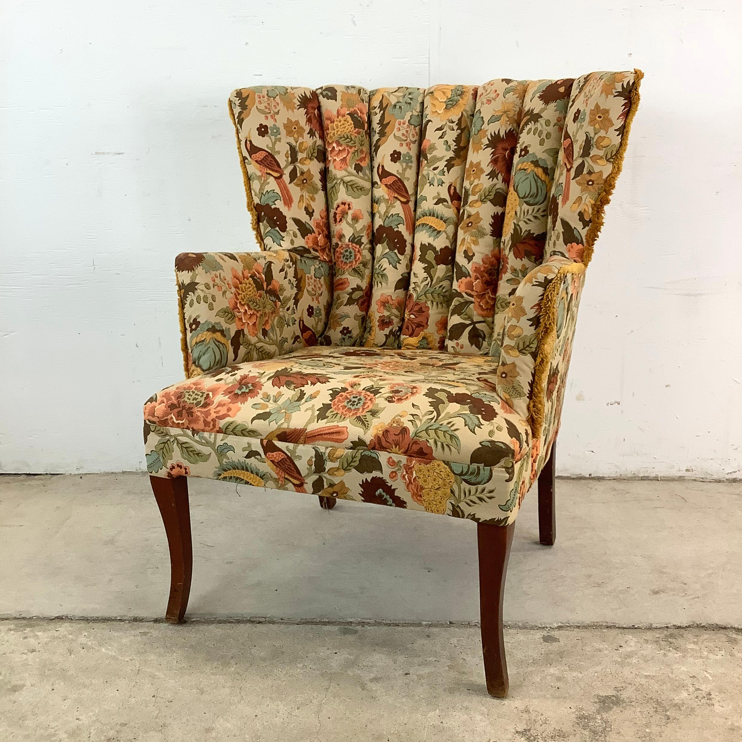 Vintage Barrel Back Arm Chair For Sale 5