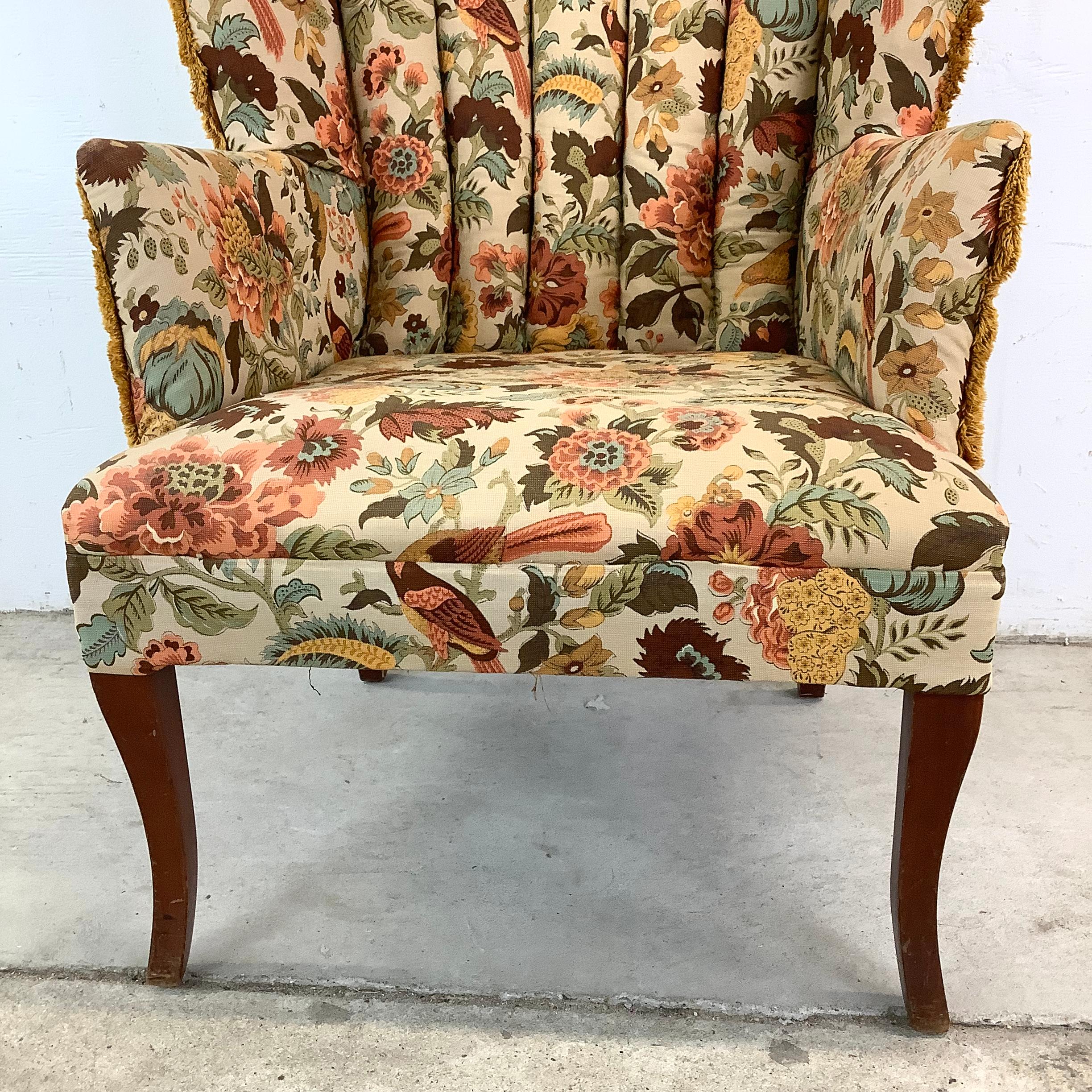 Vintage Barrel Back Arm Chair For Sale 7