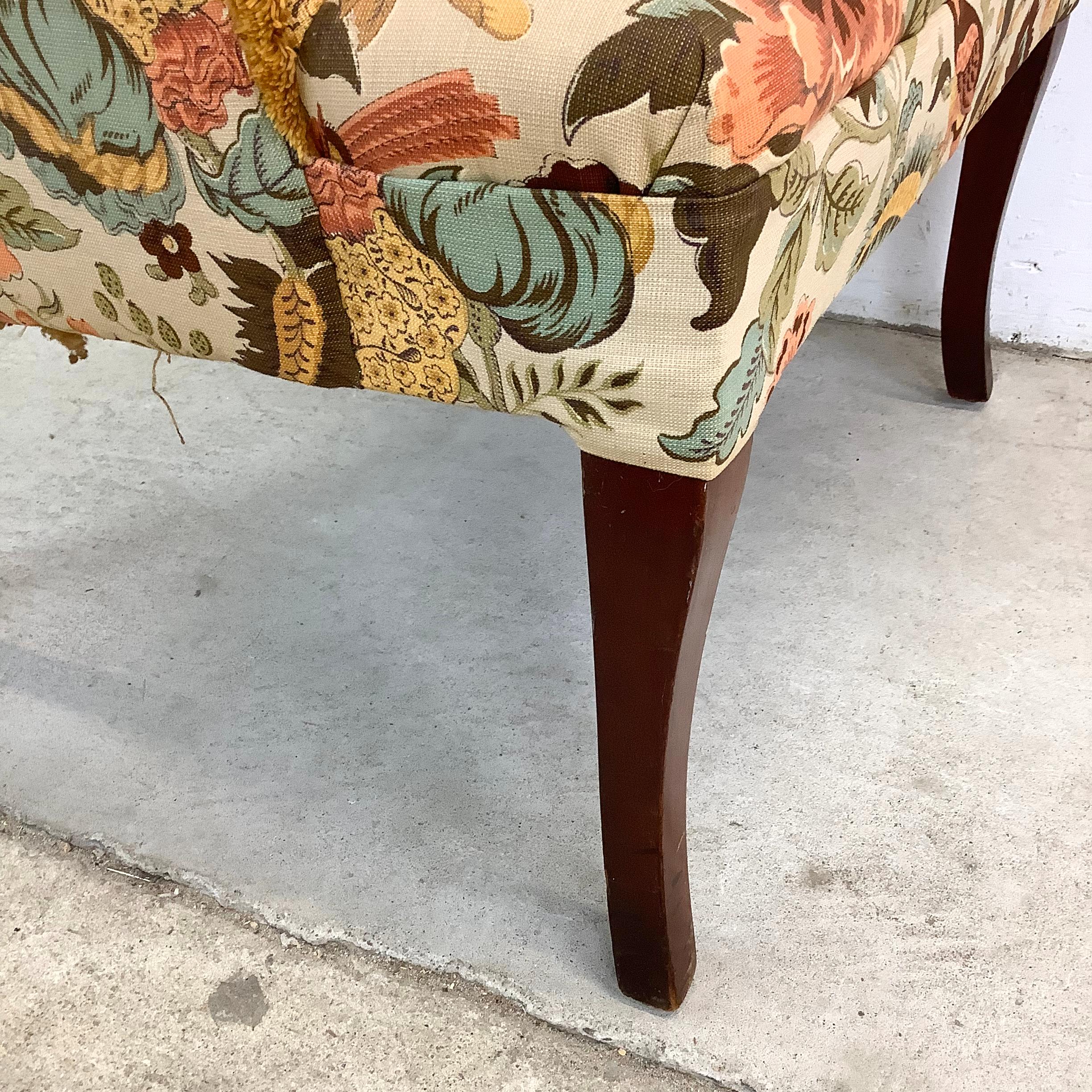 Vintage Barrel Back Arm Chair For Sale 1