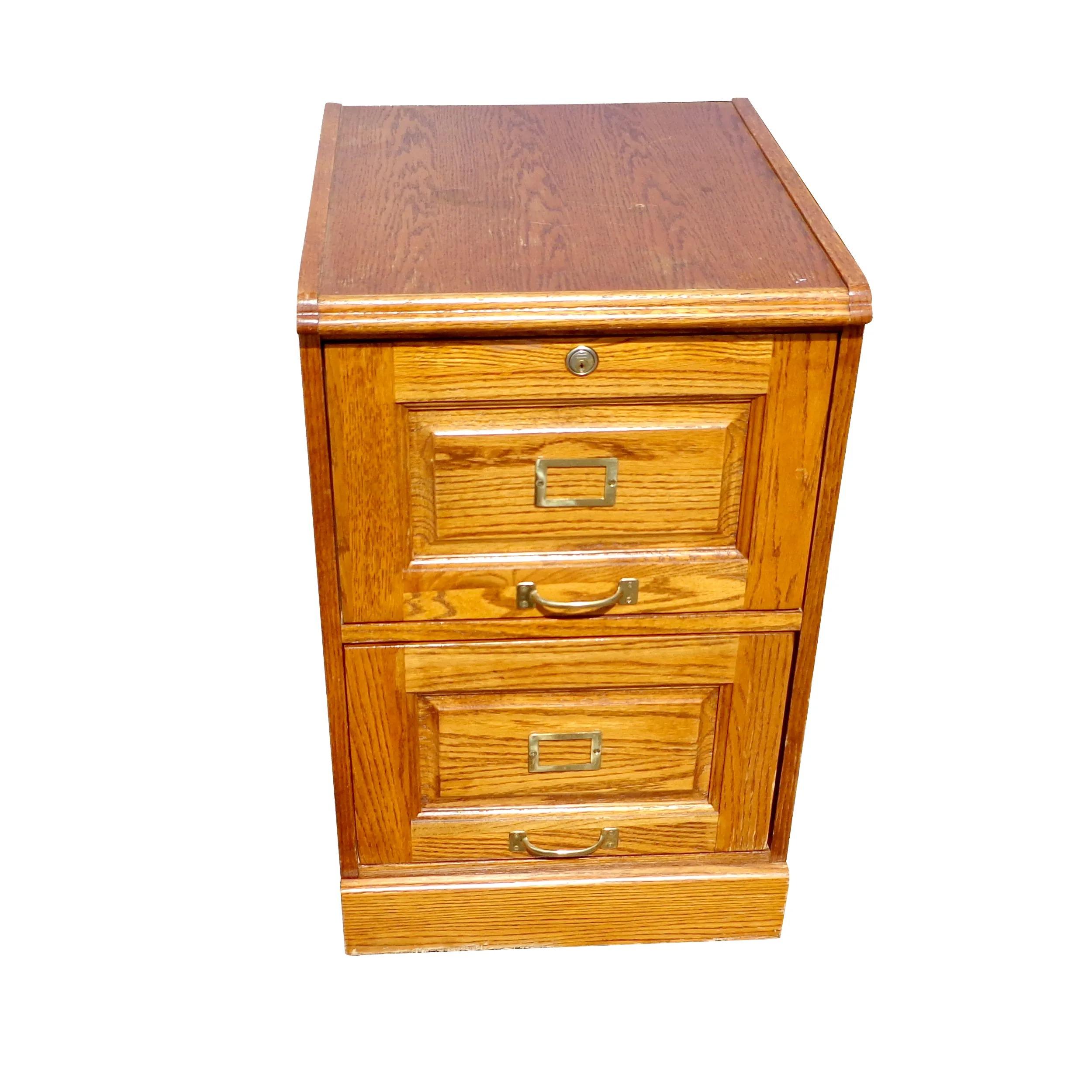 Industriel Vintage Barrister 2 Drawer File Cabinet en vente