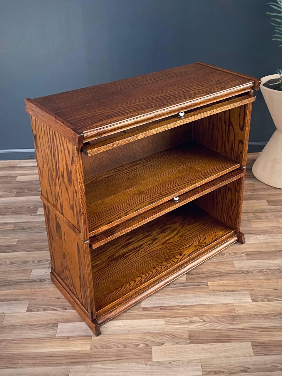 2 shelf barrister bookcase