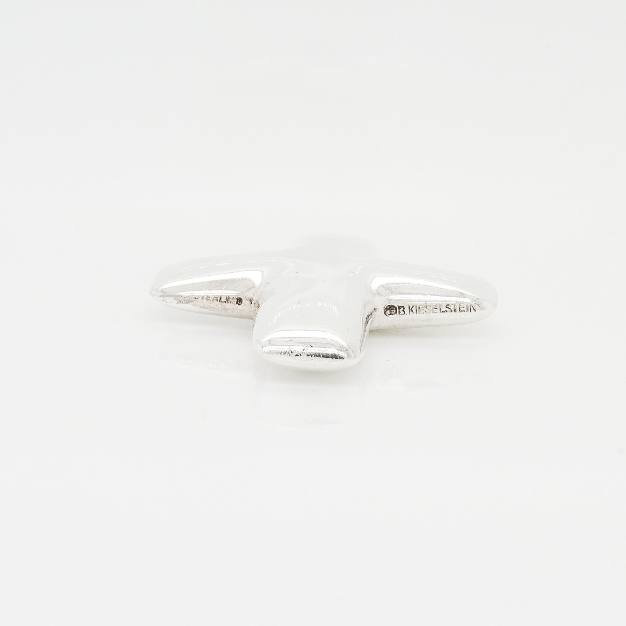 Ciondolo a forma di croce in argento sterling d'epoca Barry Kieselstein-Cord per una collana in vendita 8