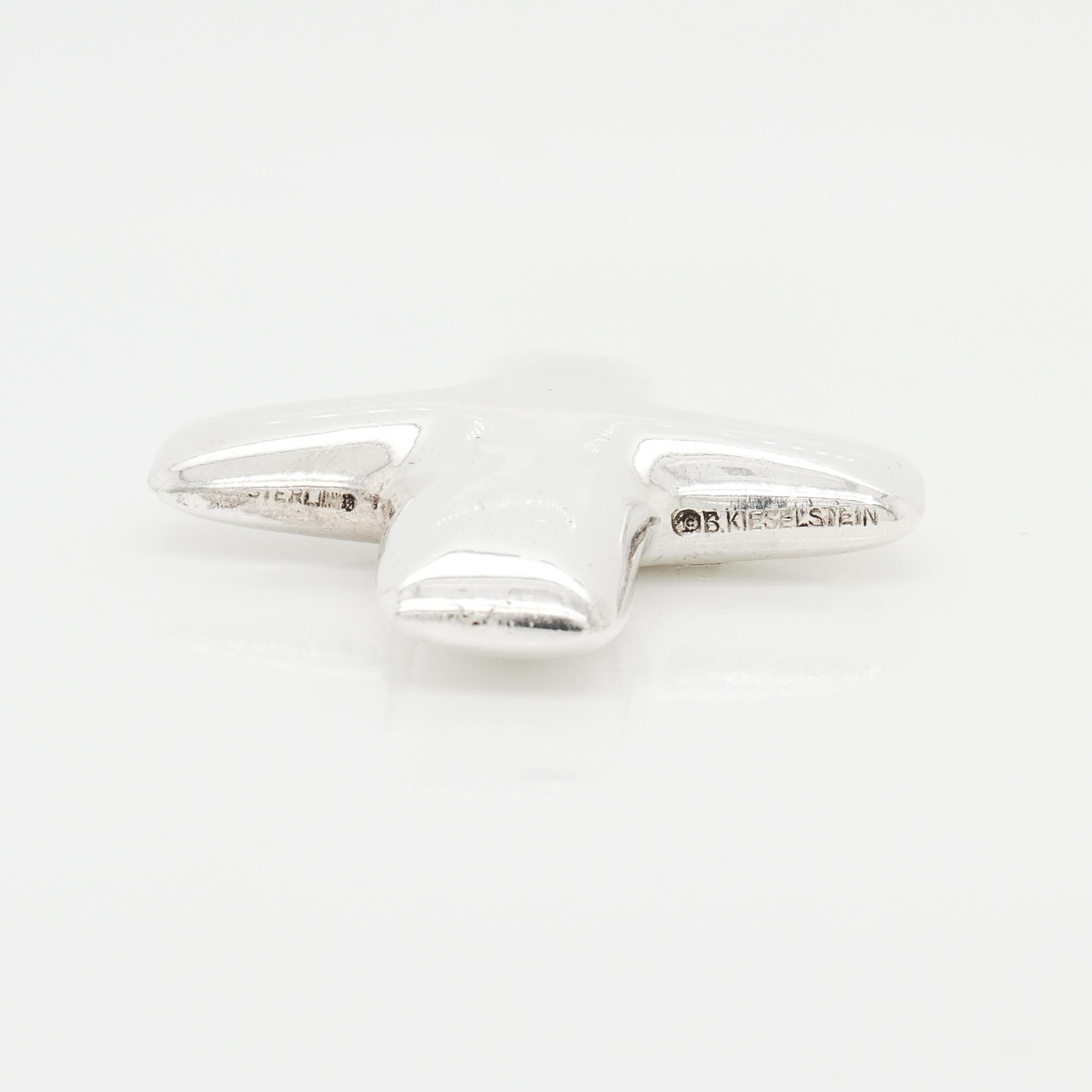 Ciondolo a forma di croce in argento sterling d'epoca Barry Kieselstein-Cord per una collana in vendita 9