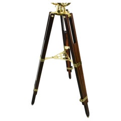 Vintage Barska Anchormaster Brass & Mahogany Telescope