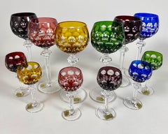 Vintage Barthmann Crystal Liqueur Glasses Set 6, 1960s, West Germany