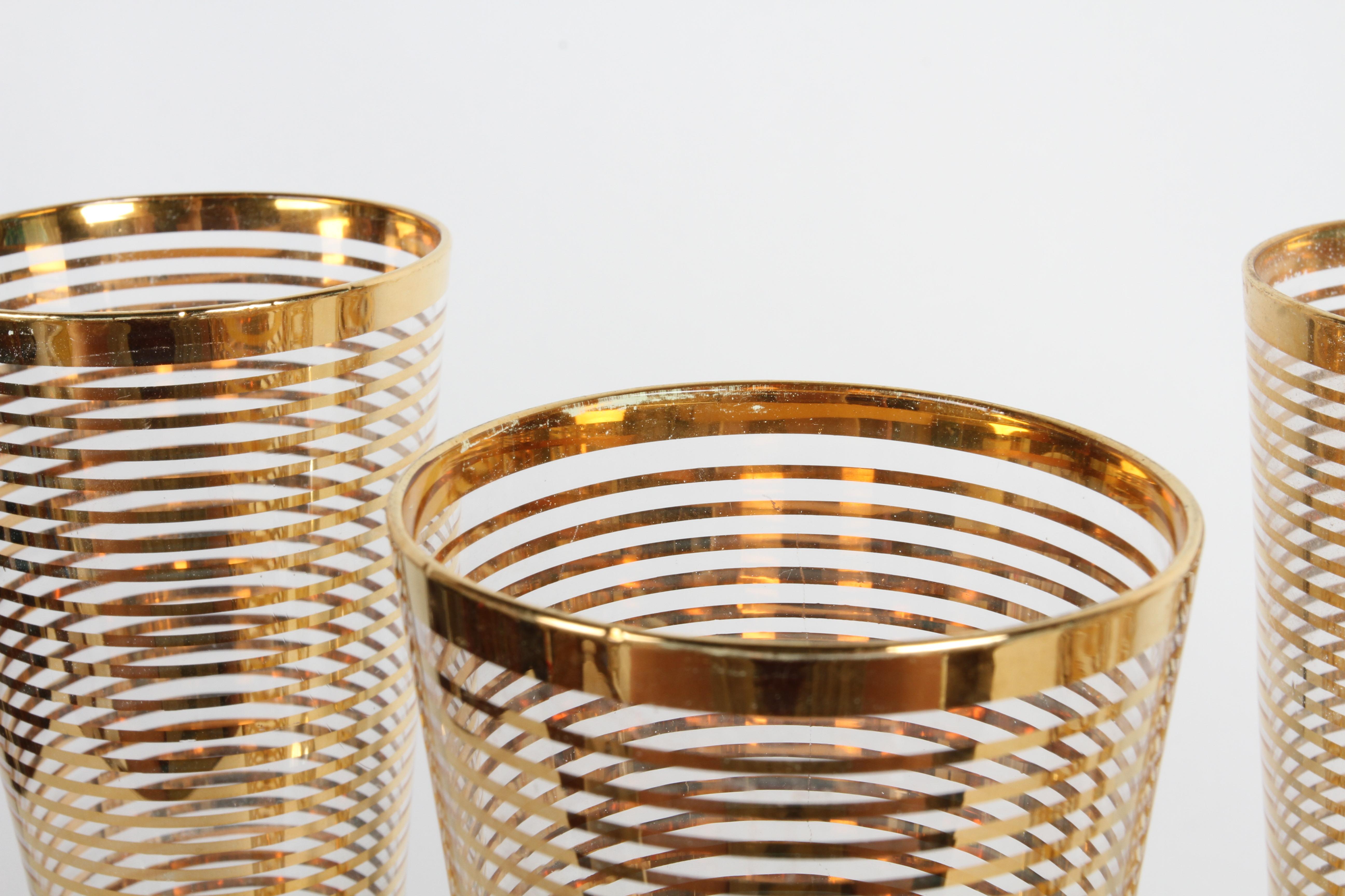 Barware Vintage MCM Copas de Champán 