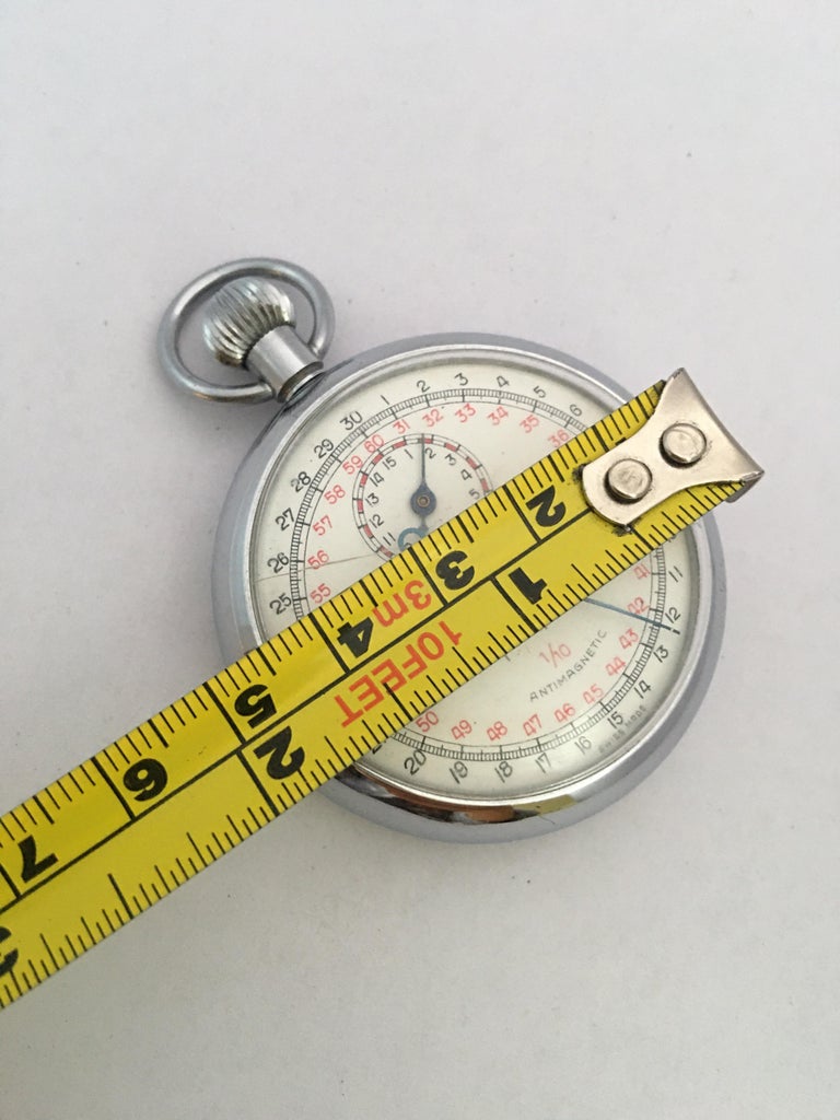 Vintage Base Metal Cased Mechanical Stopwatch For Sale at 1stDibs vintage mechanical stopwatch