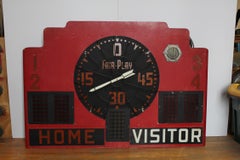Vintage Basketball Light Up Scoreboard
