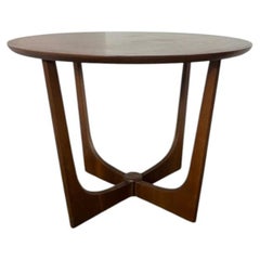 Vintage Bassett Mid-Century Modern Cross-Base Side Table