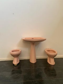 Vintage Bathroom Set by Gio Ponti, 1960s, Set of 4