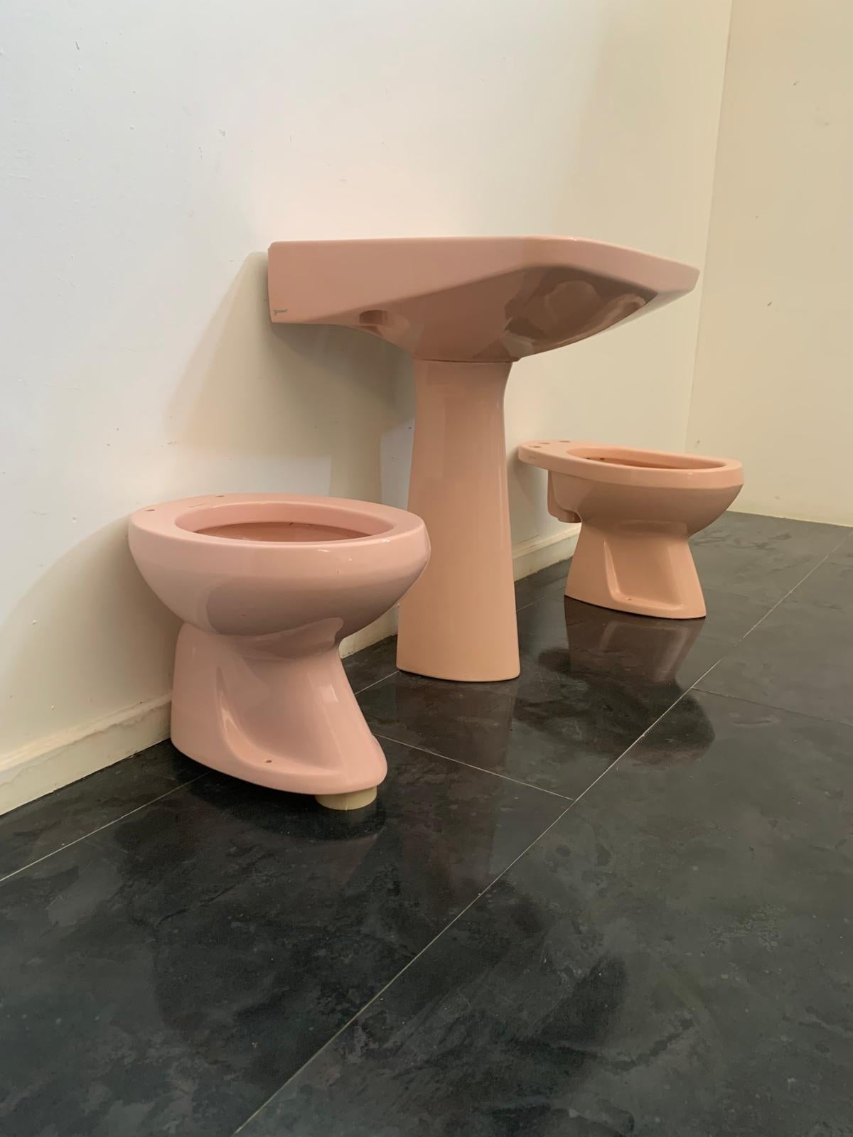 Milieu du XXe siècle Ensemble de salle de bains vintage de Gio Ponti, années 1960, lot de 4 en vente