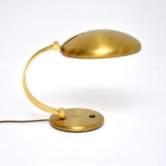 Vintage Bauhaus Brass Desk Lamp by Egon Hillebrand