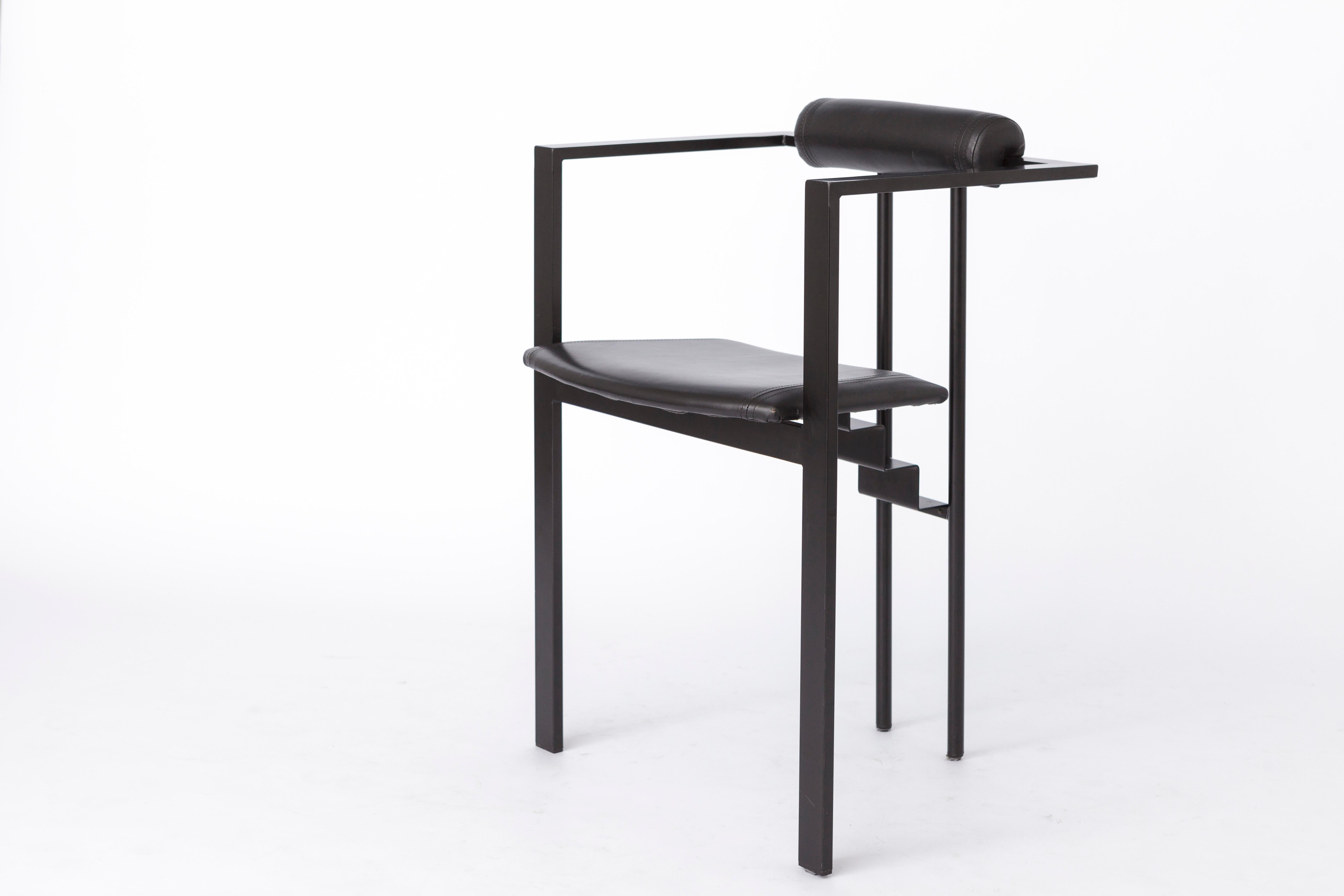 Mid-Century Modern Vintage Bauhaus Chair 1980s KFF Karl-Friedrich Förster Trix Chair, Germany - Mem