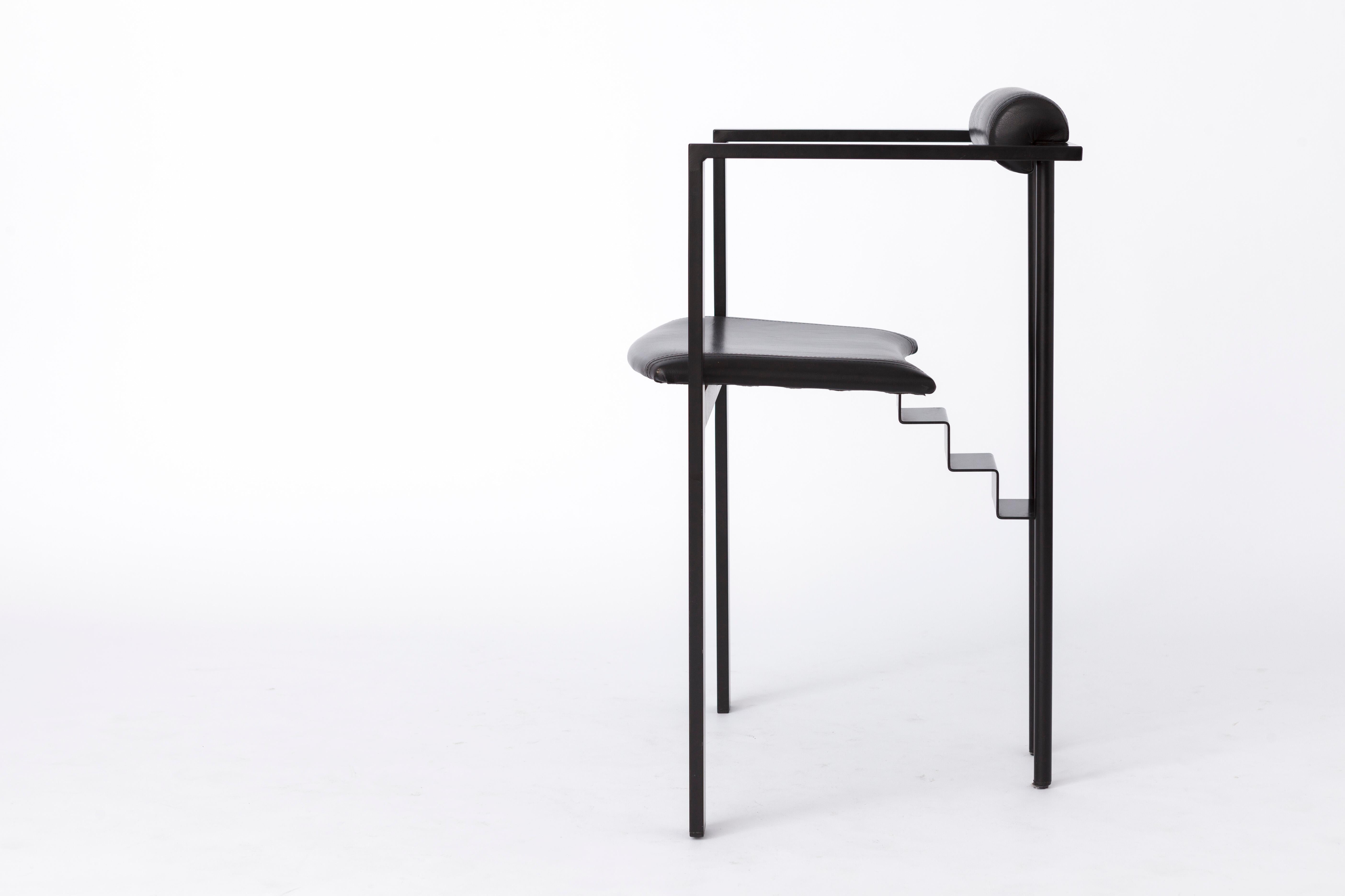 Vintage Bauhaus Chair 1980s KFF Karl-Friedrich Förster Trix Chair, Germany - Mem In Good Condition In Hannover, DE