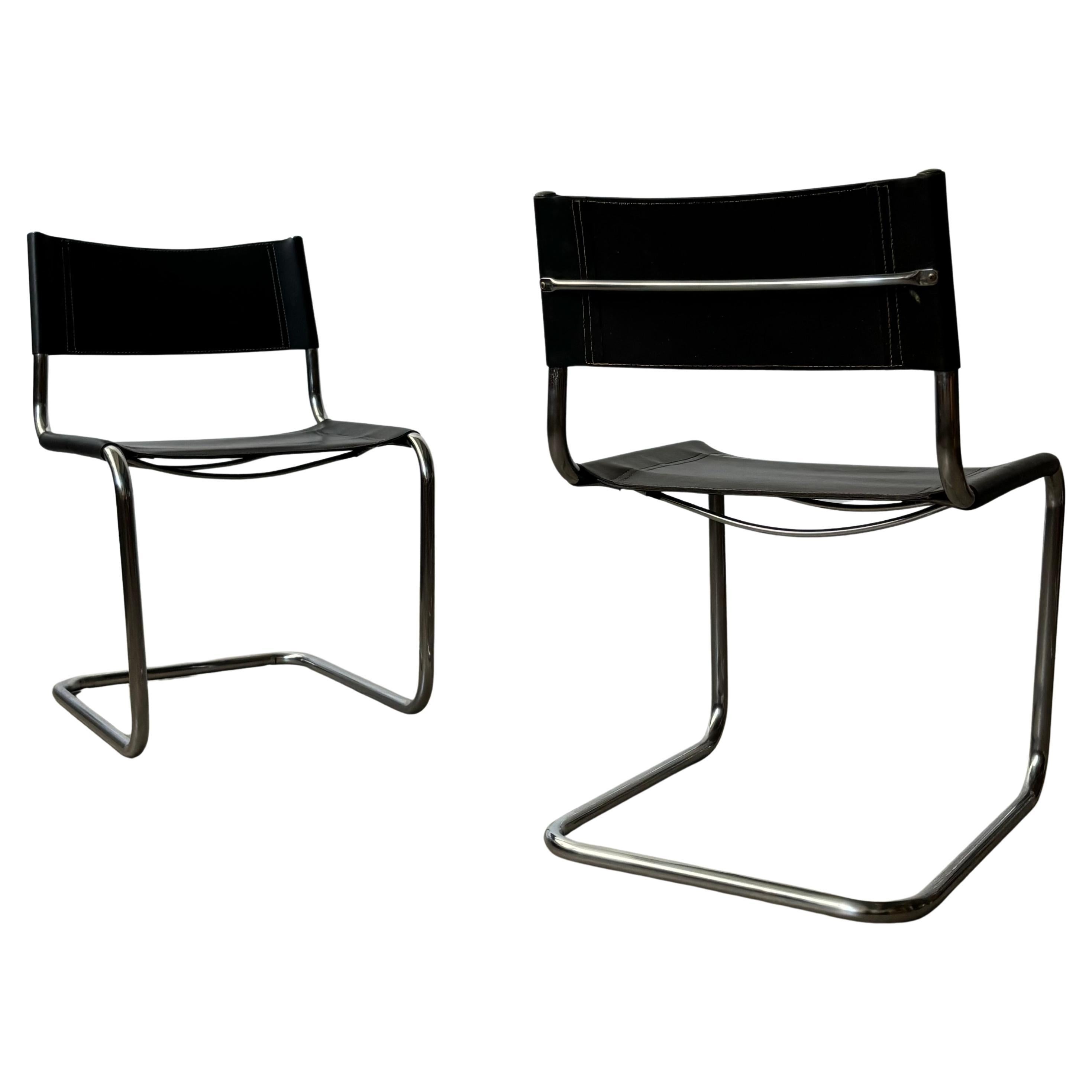 Vintage Bauhaus chairs by Mart Stam, 1970s