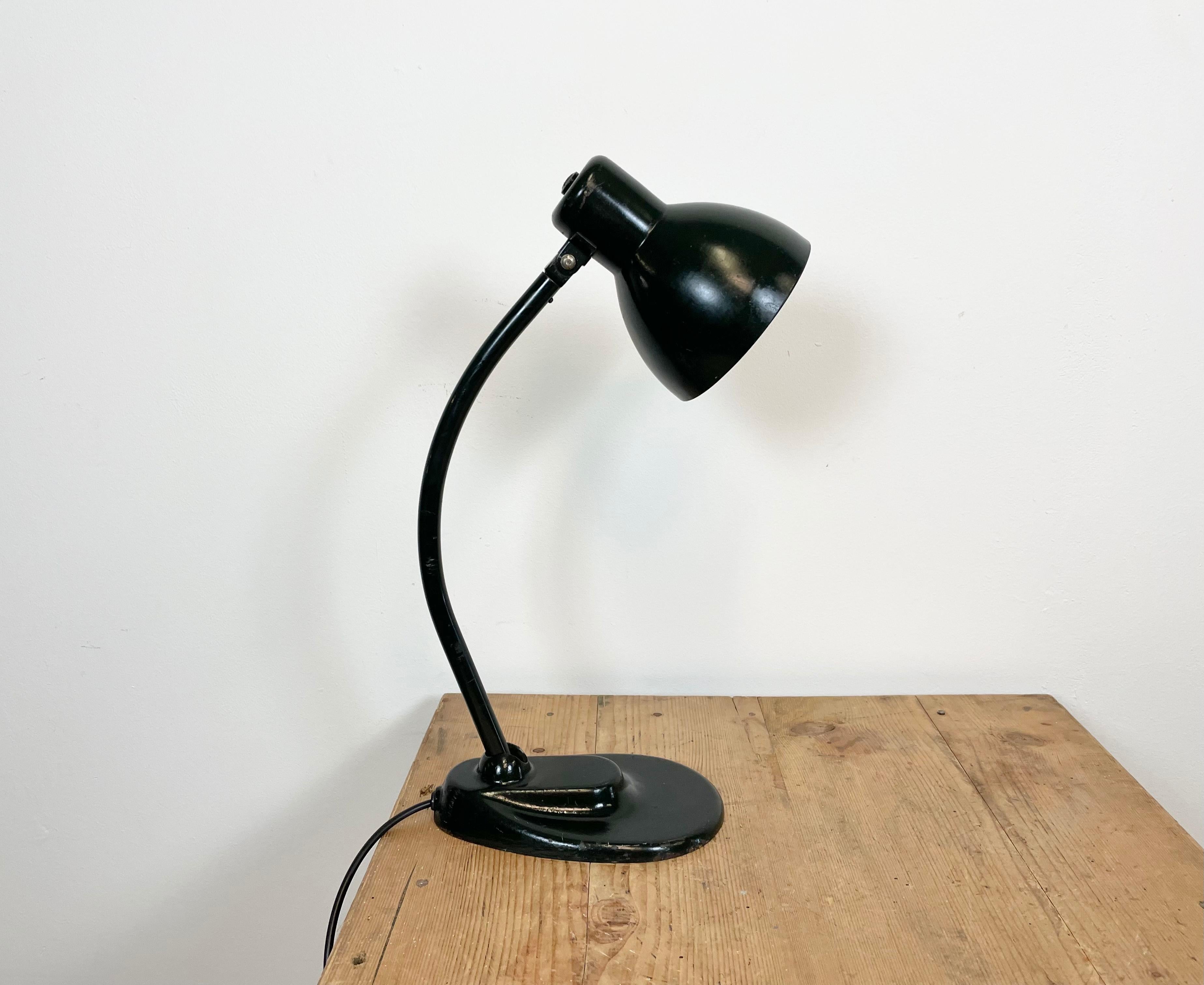 Vintage Dark Green Bauhaus Desk Lamp from Kandem Leuchten, 1930s 1