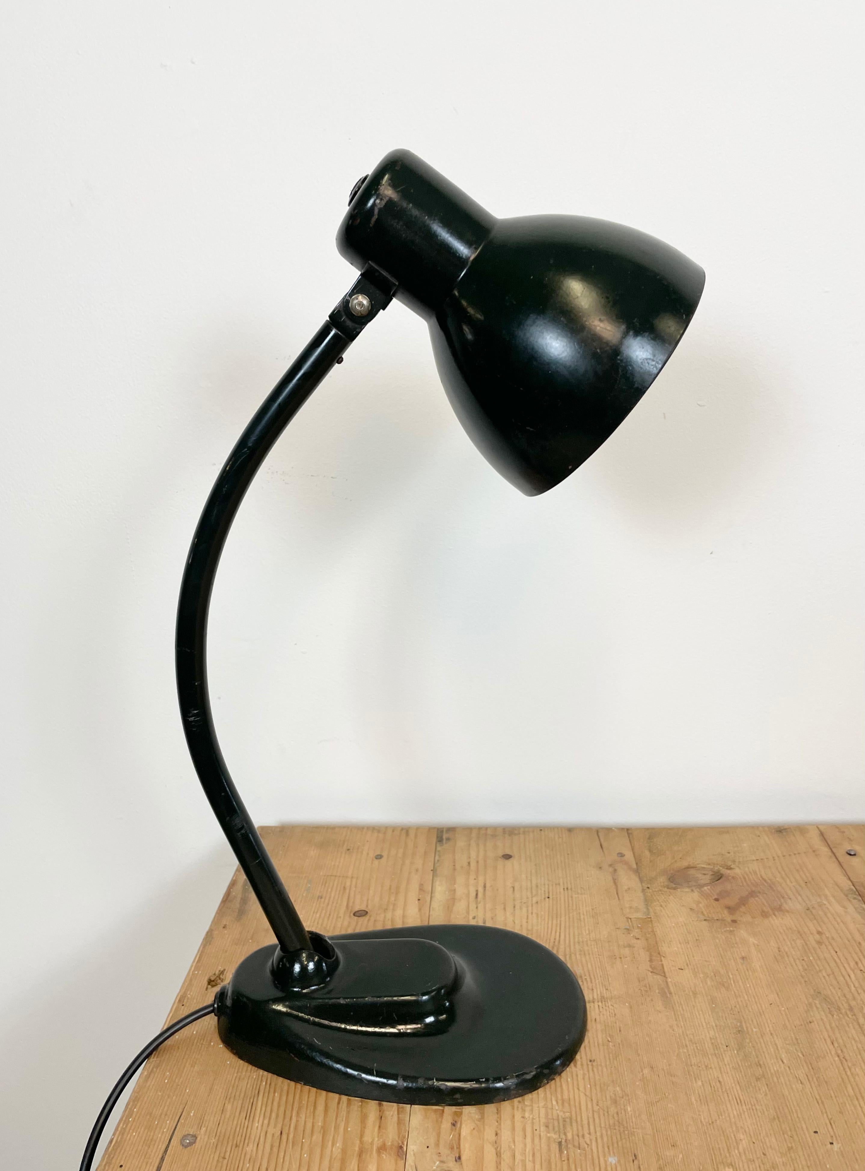 Vintage Dark Green Bauhaus Desk Lamp from Kandem Leuchten, 1930s 2