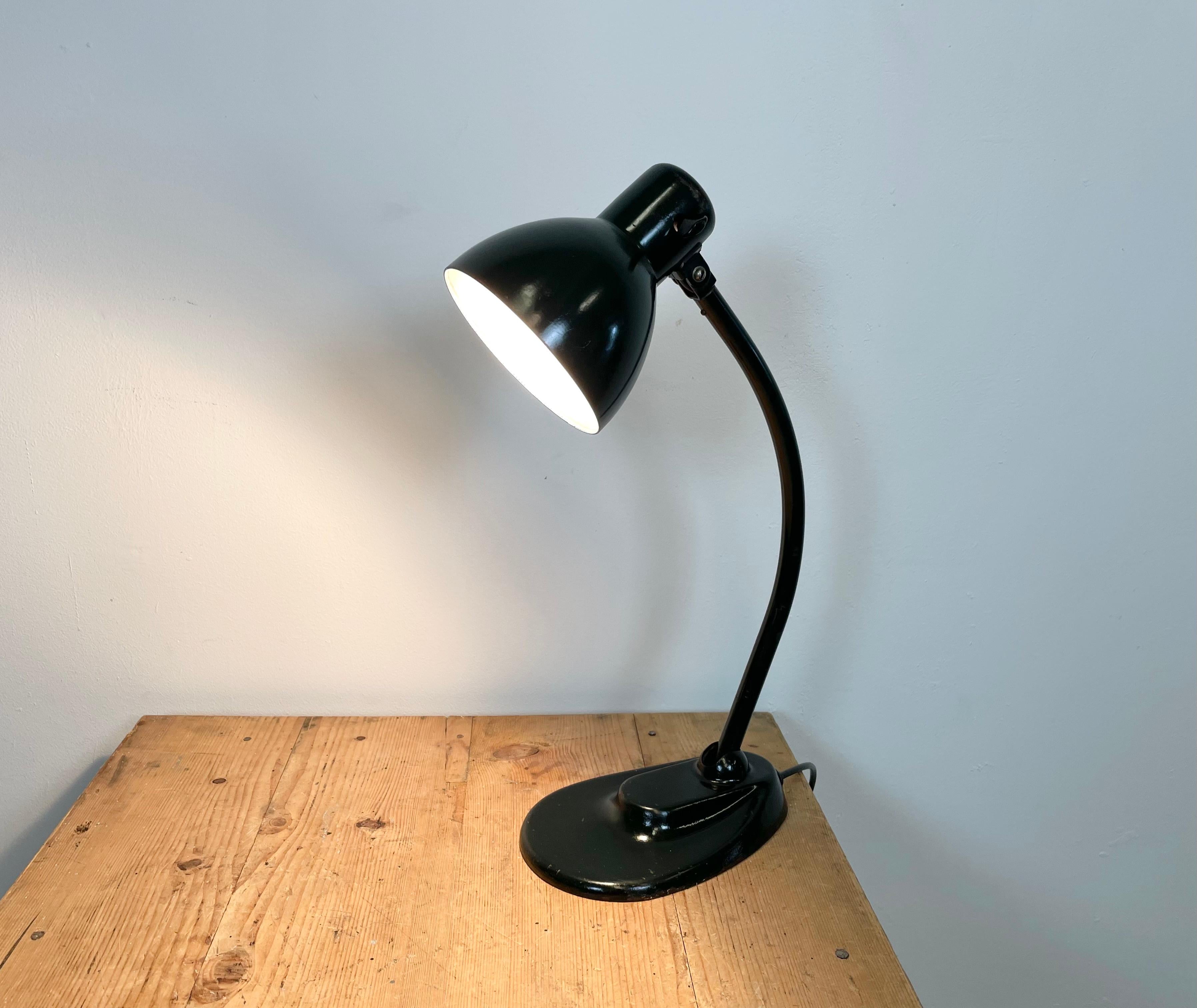 Vintage Dark Green Bauhaus Desk Lamp from Kandem Leuchten, 1930s 8